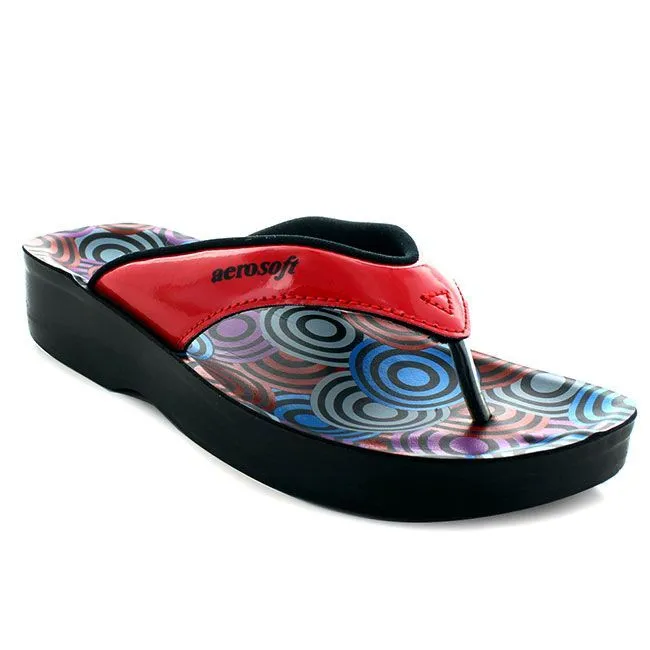 Aerosoft Swirly Women’s Casual Summer Flip Flops