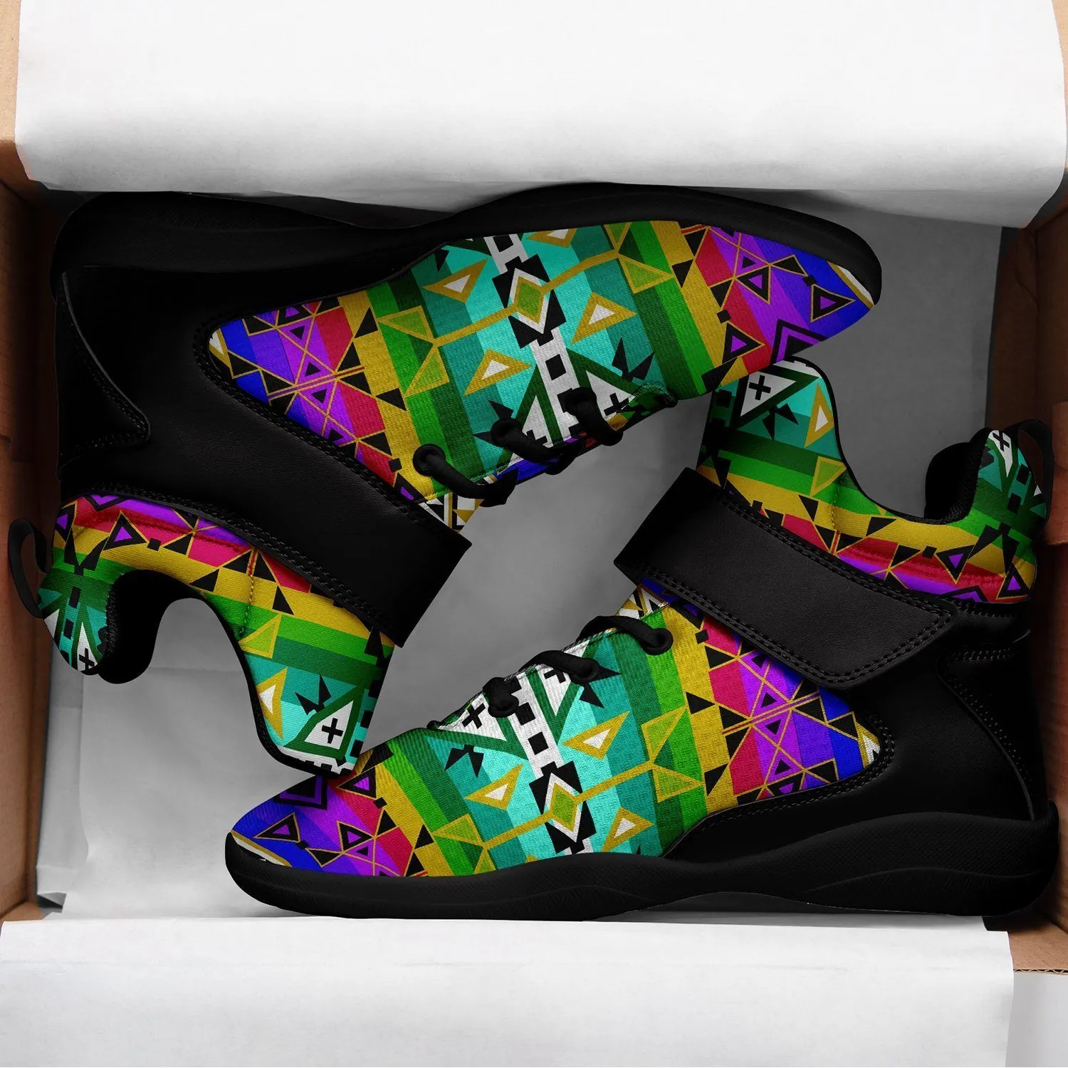 After the Northwest Rain Ipottaa Basketball / Sport High Top Shoes - Black Sole
