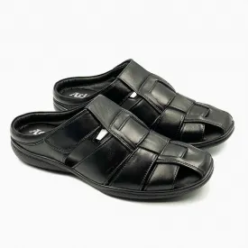 Backless Roman Mules