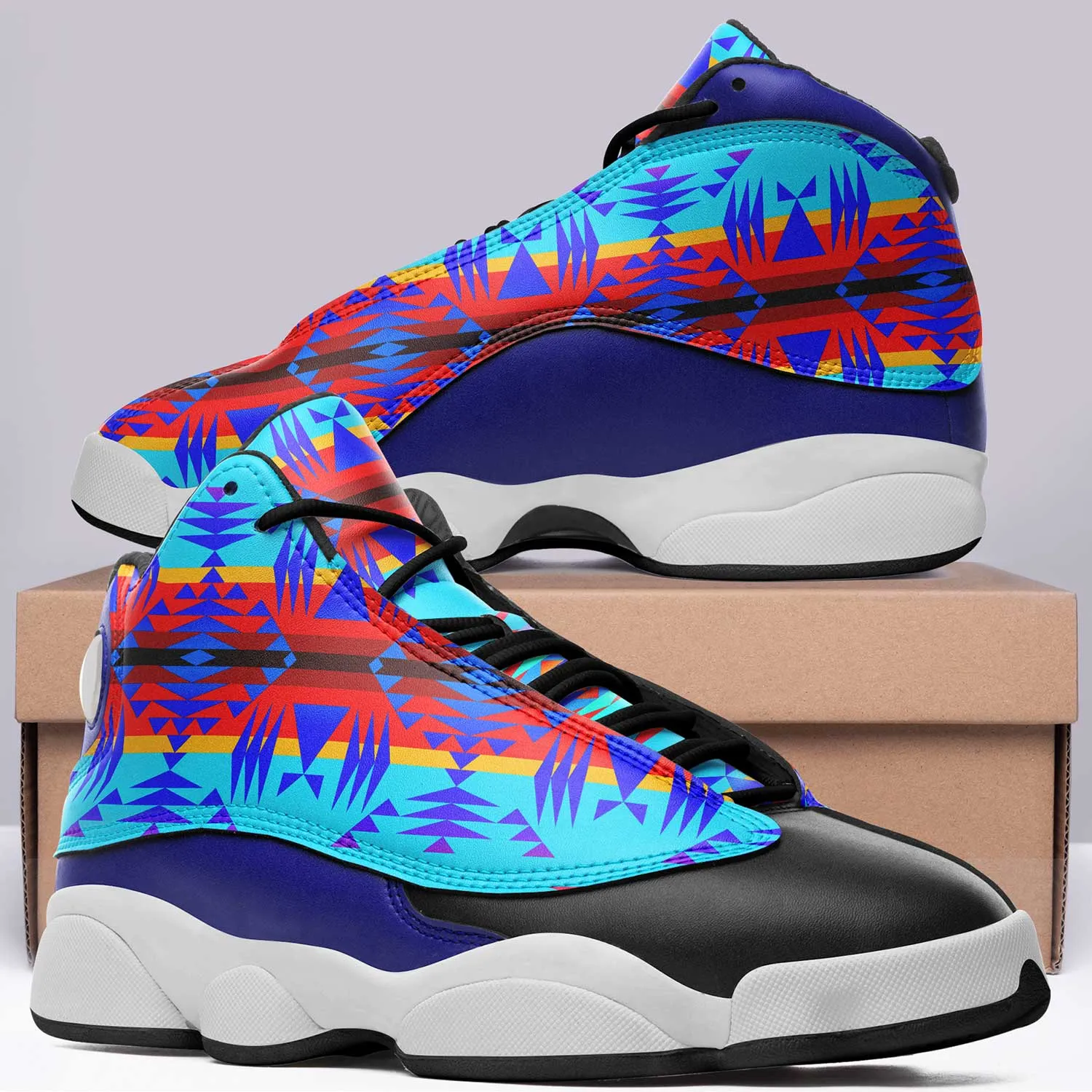 Between the Mountains Blue Isstsokini Athletic Shoes