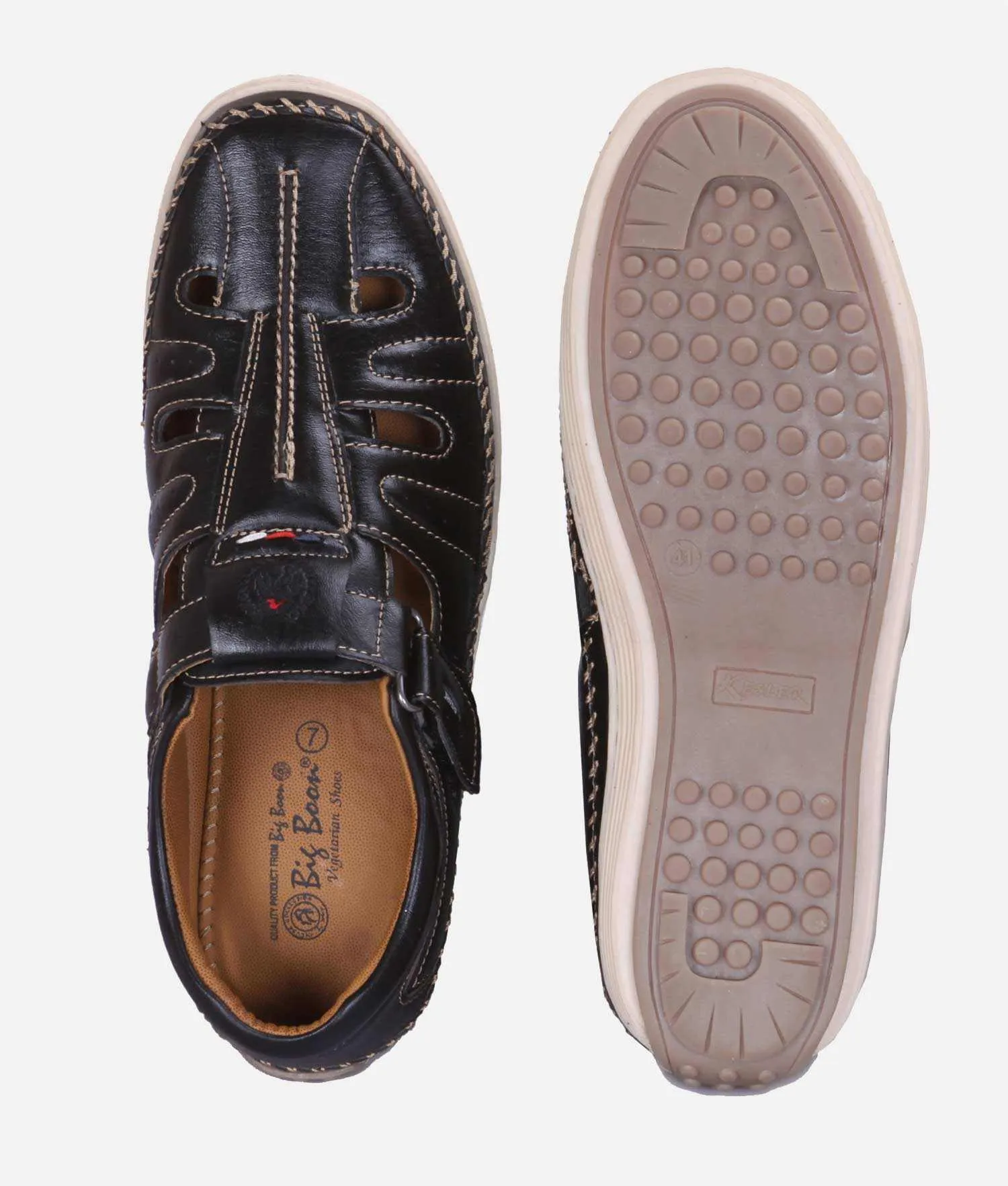 Big Boon Men's Roman Sandal Velcro Style Footwear