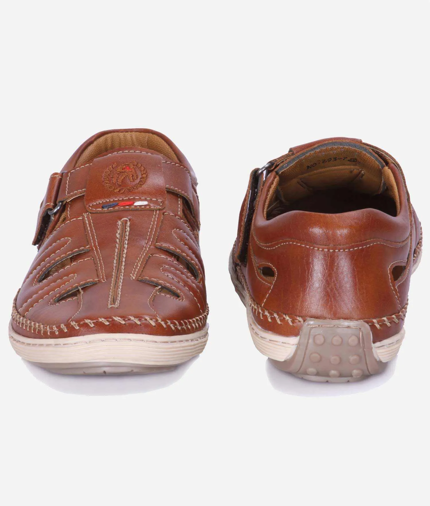 Big Boon Men's Roman Sandal Velcro Style Footwear