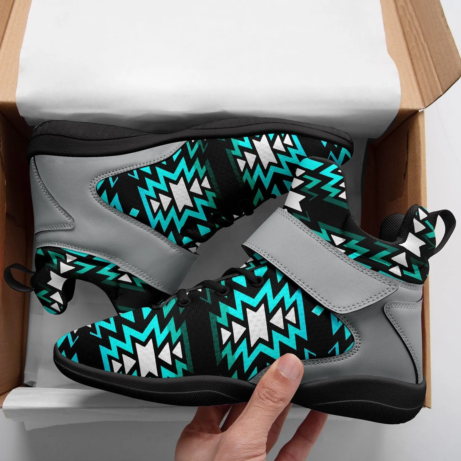 Black Fire Firefly Ipottaa Basketball / Sport High Top Shoes
