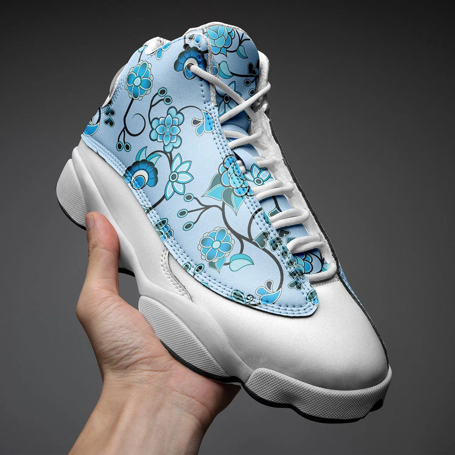Blue Floral Amour Isstsokini Athletic Shoes