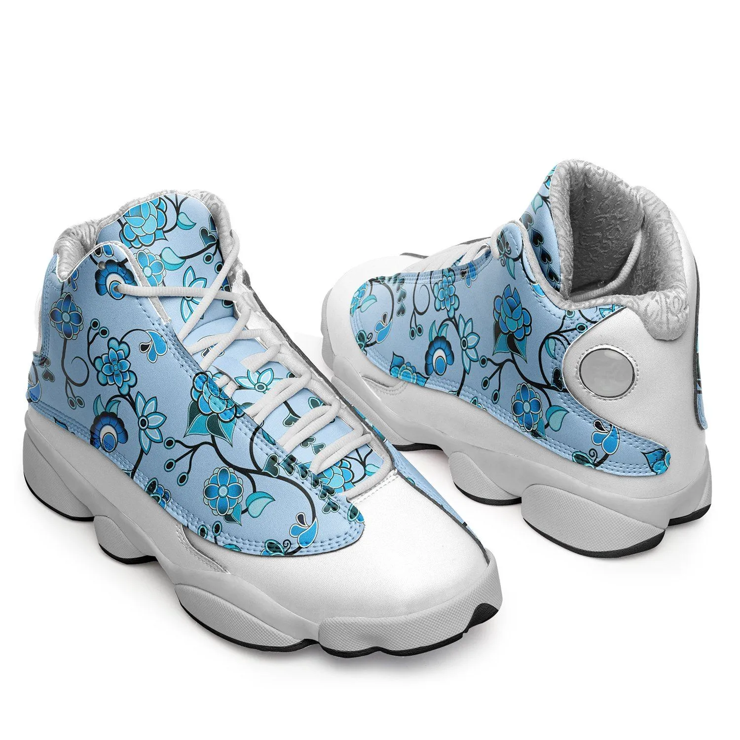 Blue Floral Amour Isstsokini Athletic Shoes