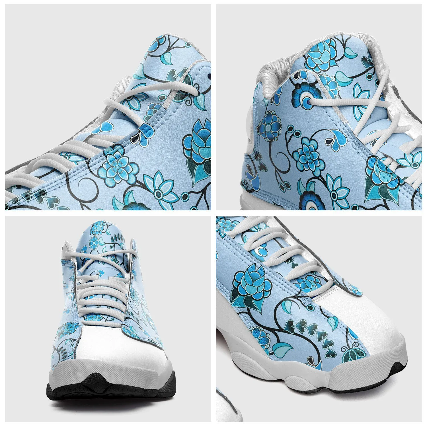 Blue Floral Amour Isstsokini Athletic Shoes