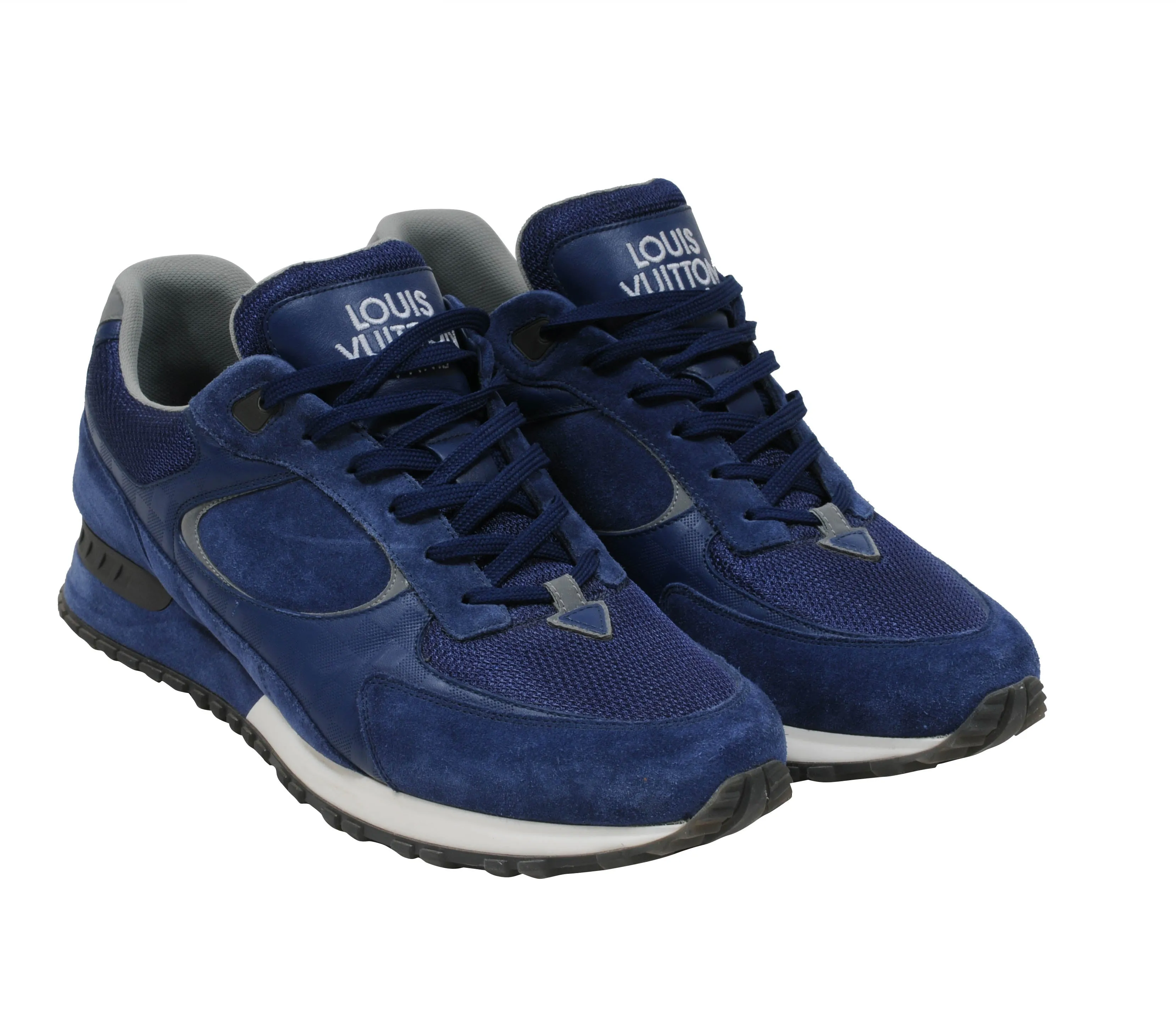 Blue Run Away Low Top Sneakers