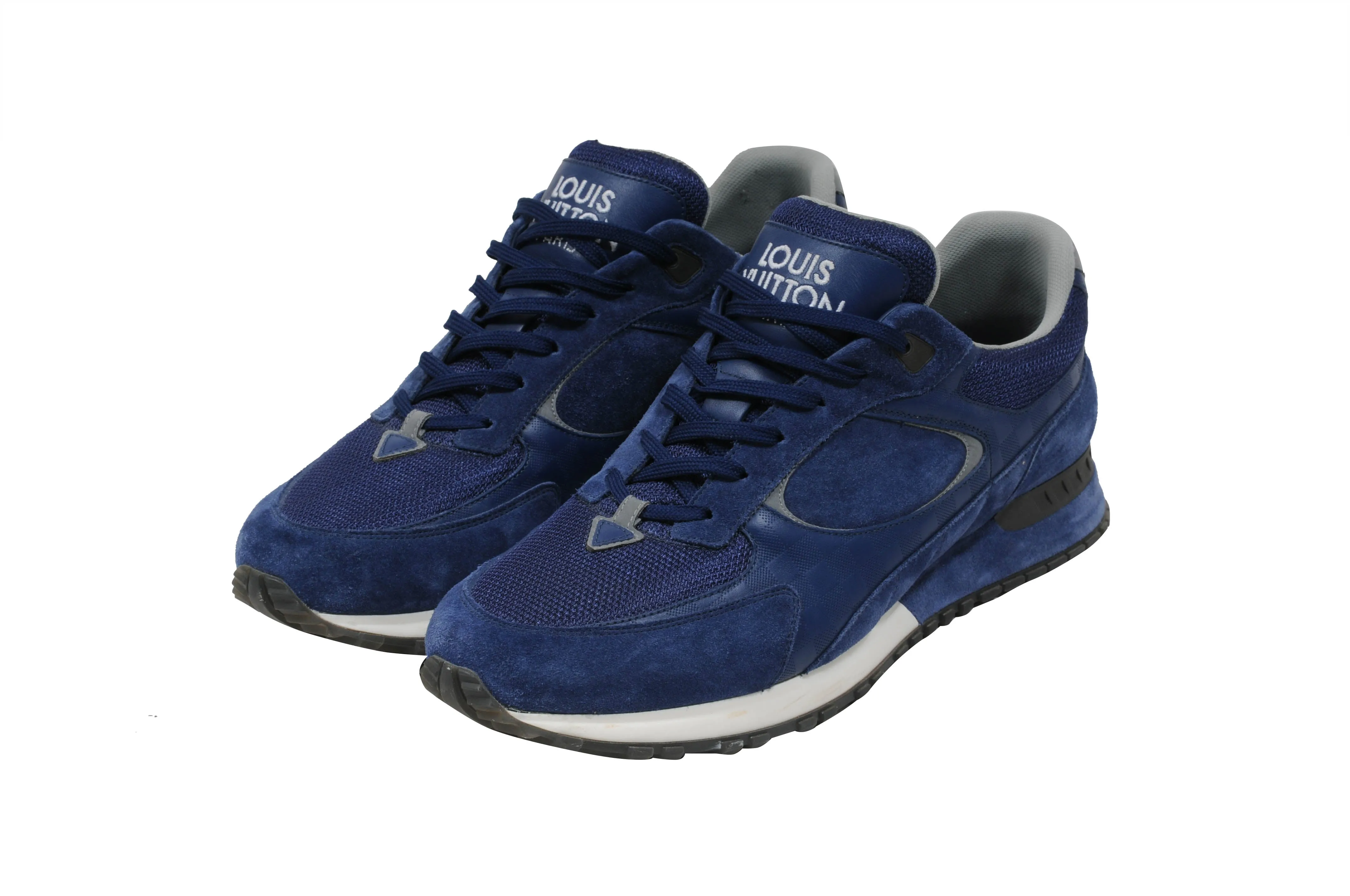 Blue Run Away Low Top Sneakers