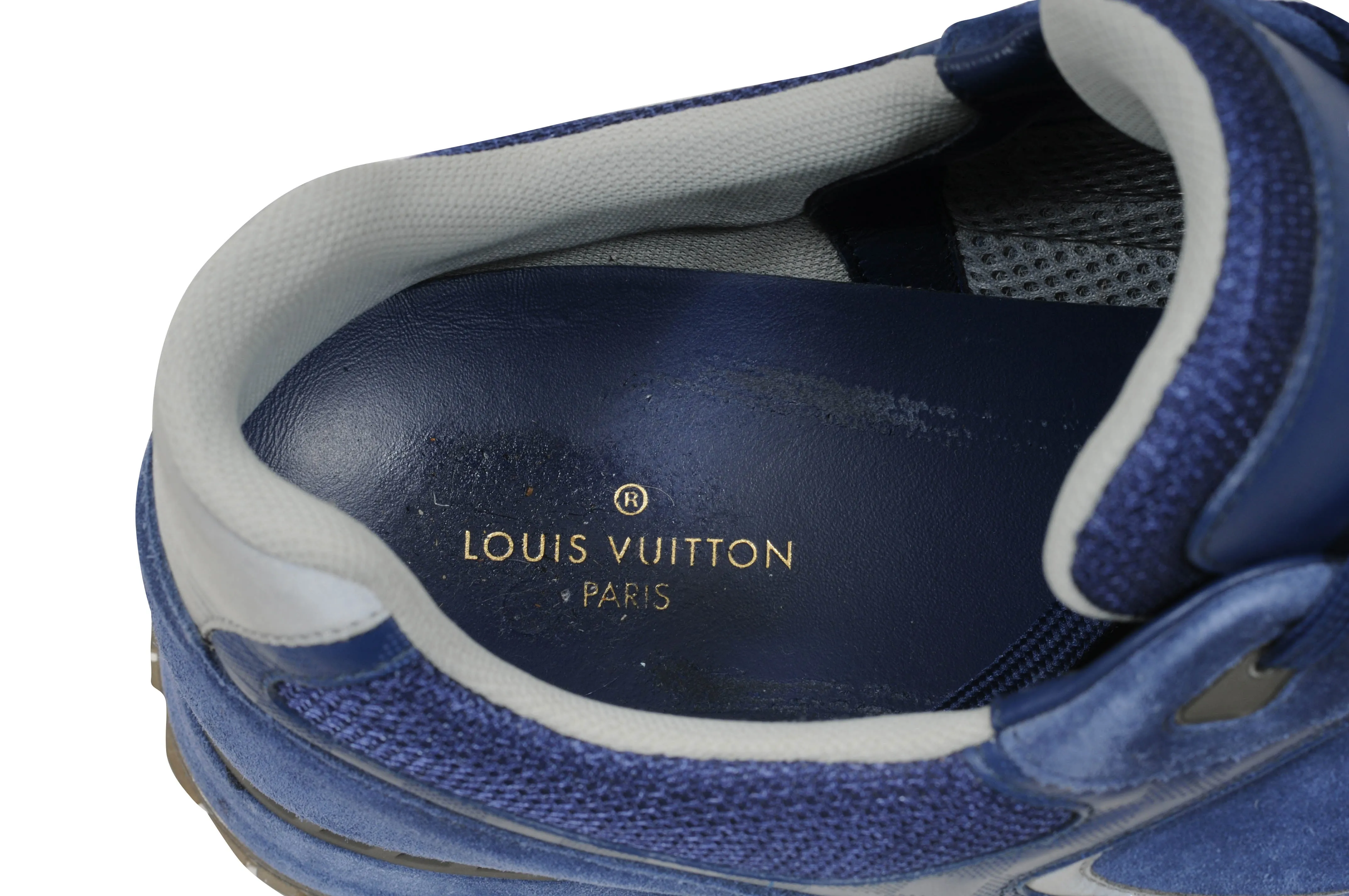 Blue Run Away Low Top Sneakers
