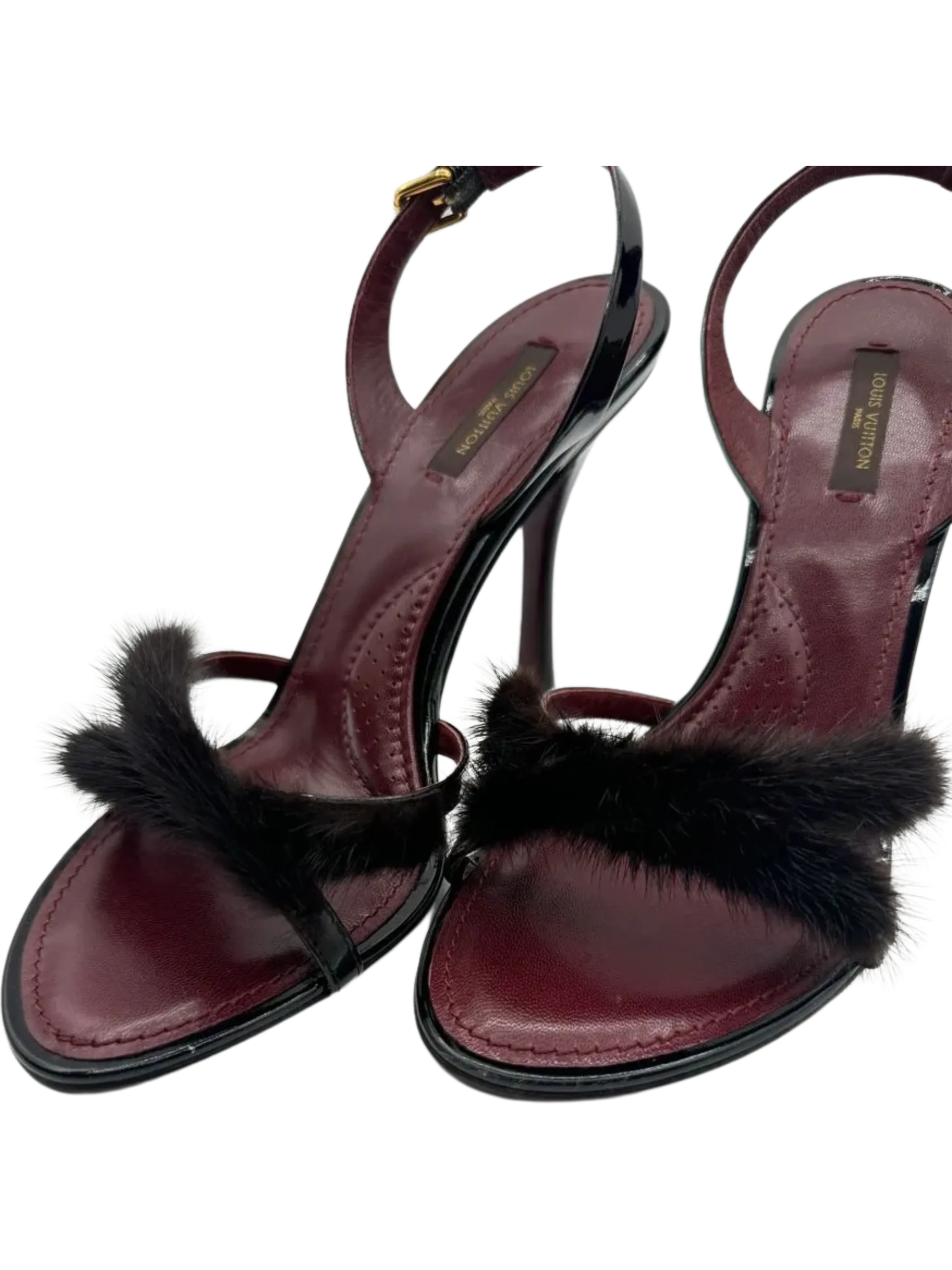 *Brand New* Louis Vuitton Mink Fur Sandals