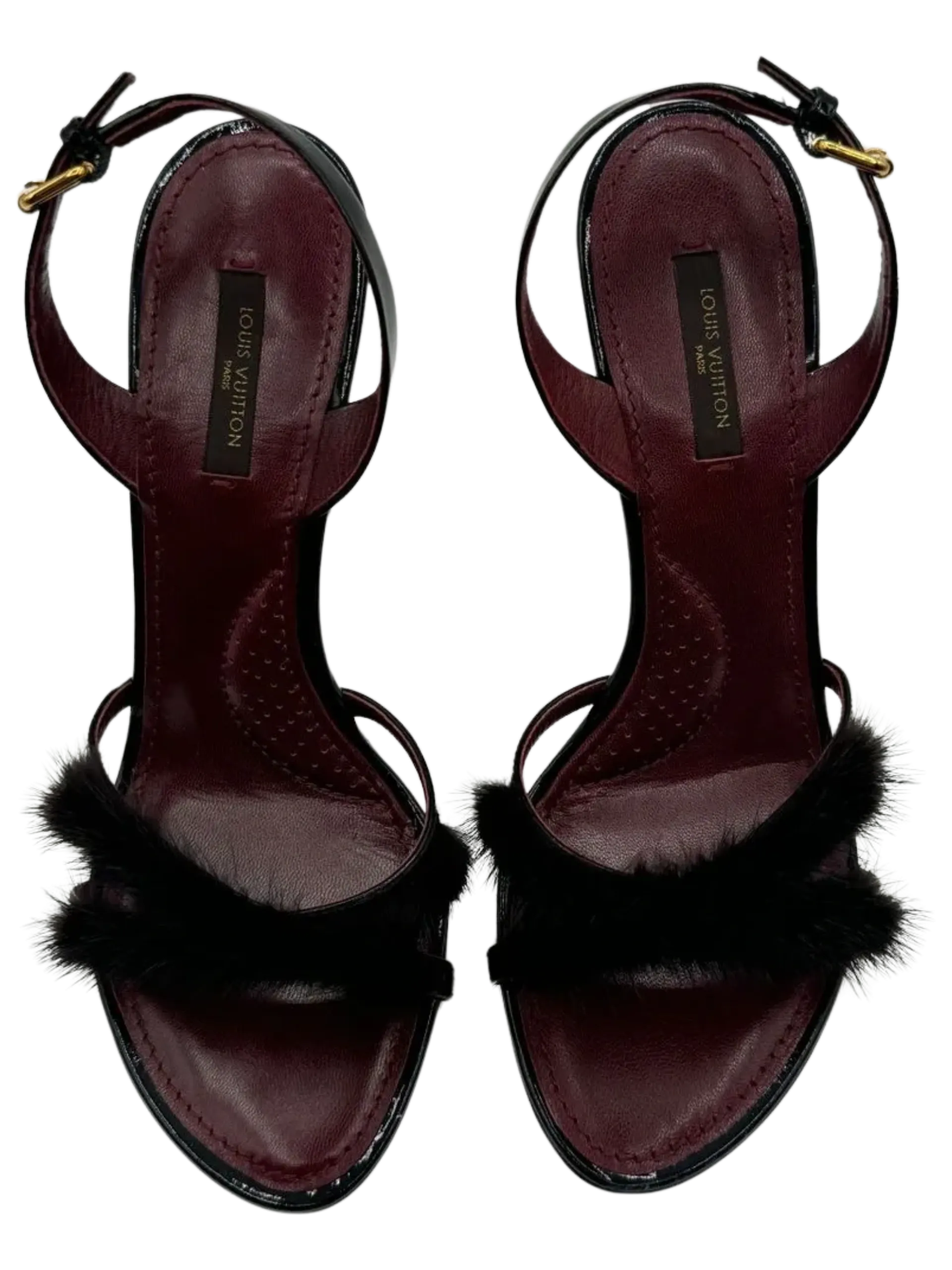 *Brand New* Louis Vuitton Mink Fur Sandals