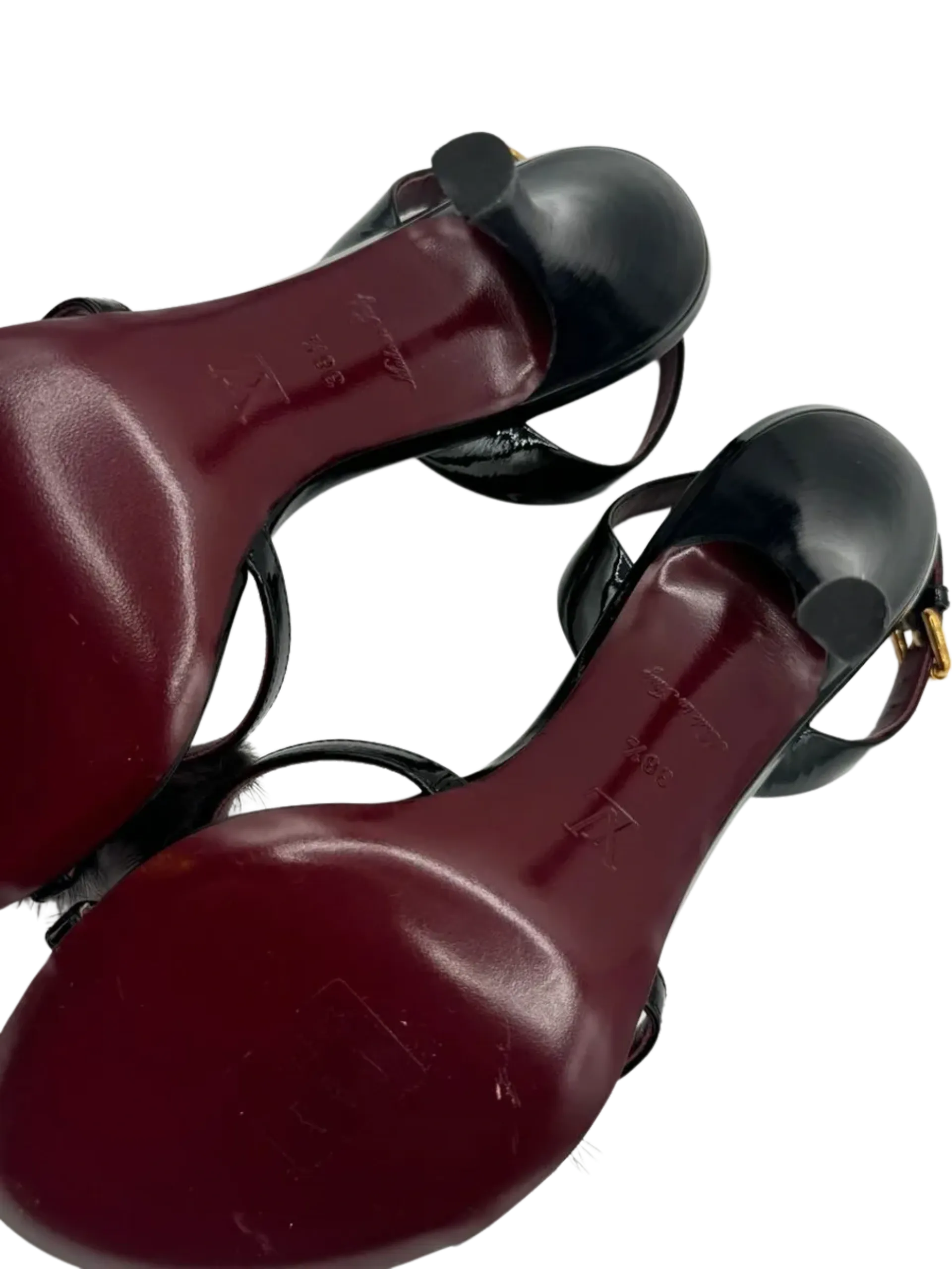 *Brand New* Louis Vuitton Mink Fur Sandals