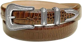 Brenton Genuine Full-Grain Cowhide Leather Dress Belt 1-1/8"(30mm) taper down to 1"(25mm) wide or Belt Strap only