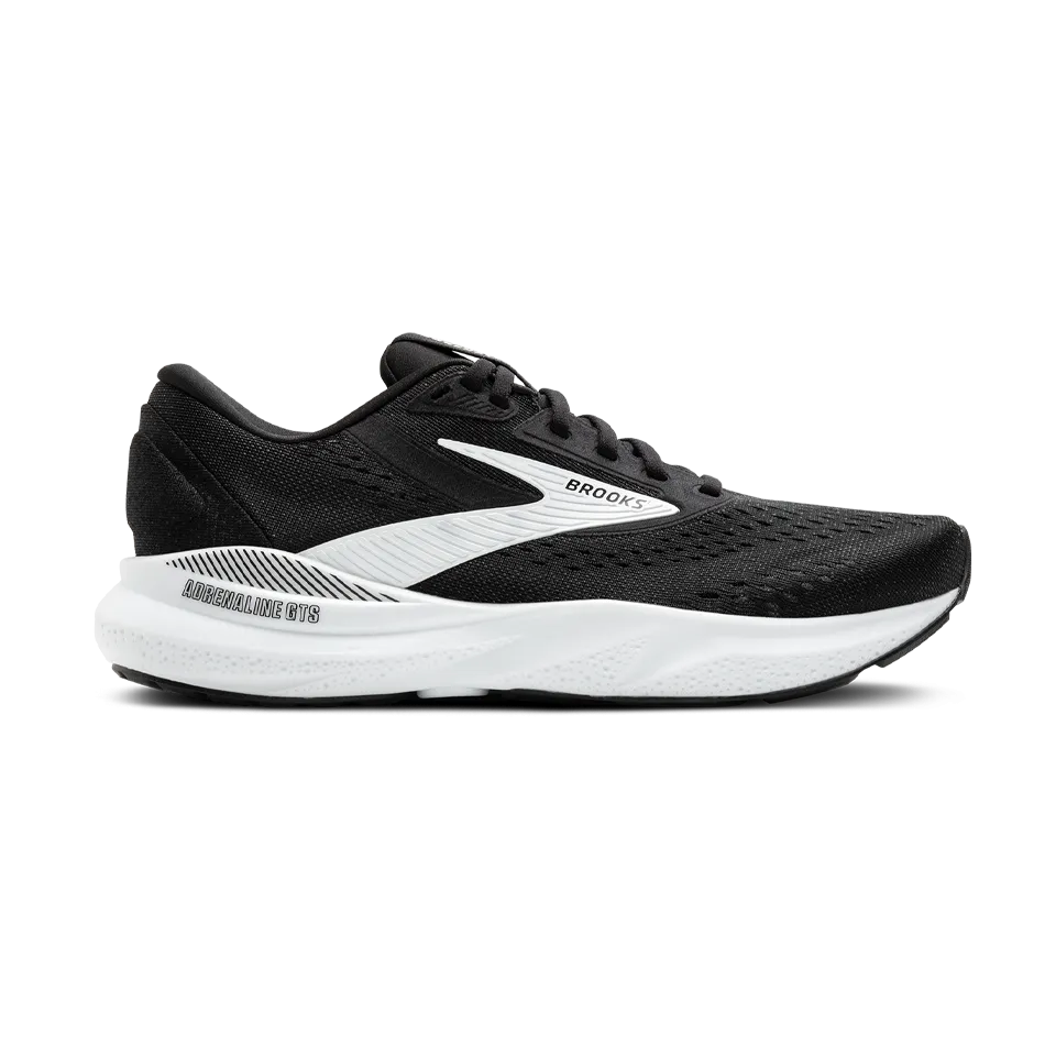 Brooks Men's Adrenaline GTS 24 D Width Black/White