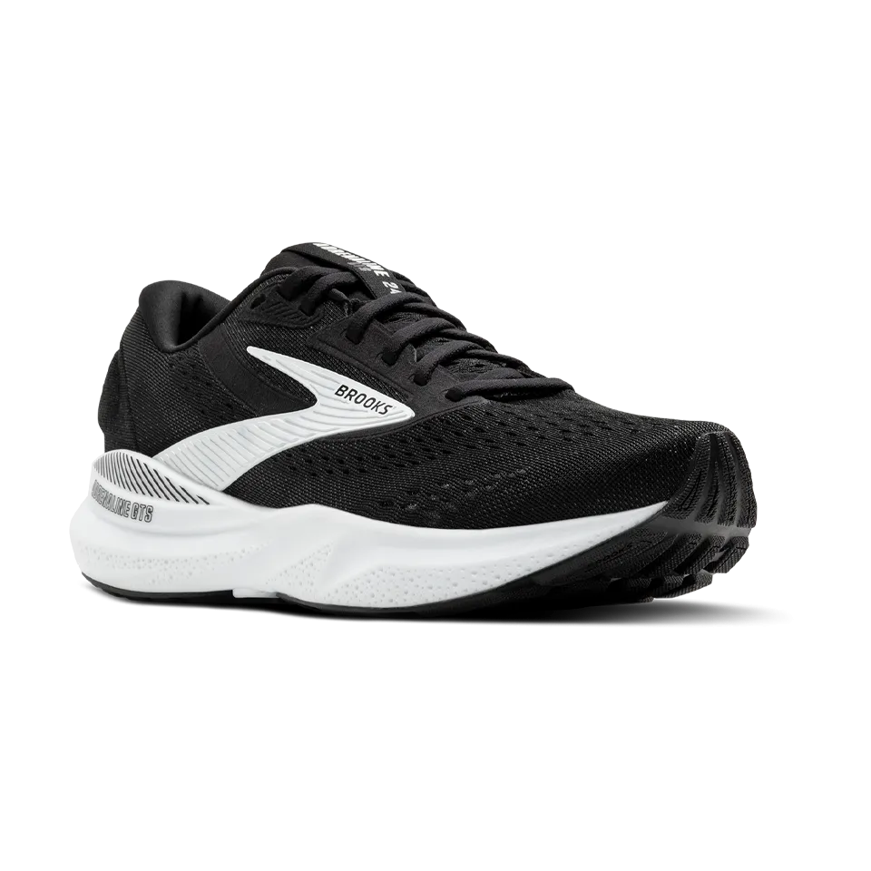 Brooks Men's Adrenaline GTS 24 D Width Black/White