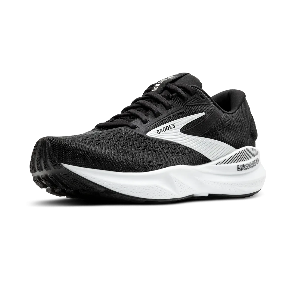 Brooks Men's Adrenaline GTS 24 D Width Black/White