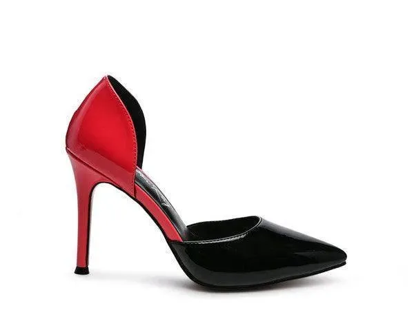 Candy Cane Slip-On Stiletto Heels