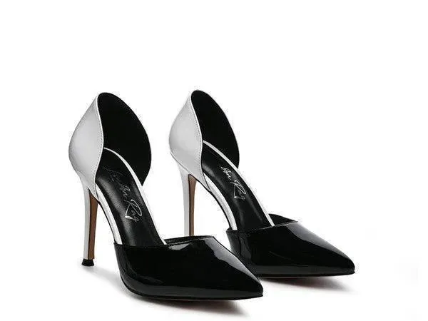 Candy Cane Slip-On Stiletto Heels