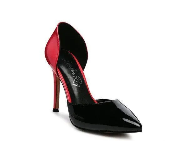 Candy Cane Slip-On Stiletto Heels