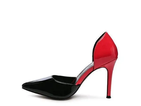 Candy Cane Slip-On Stiletto Heels