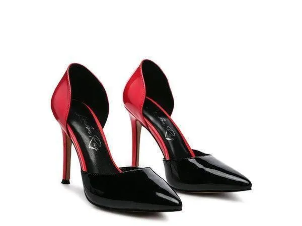 Candy Cane Slip-On Stiletto Heels