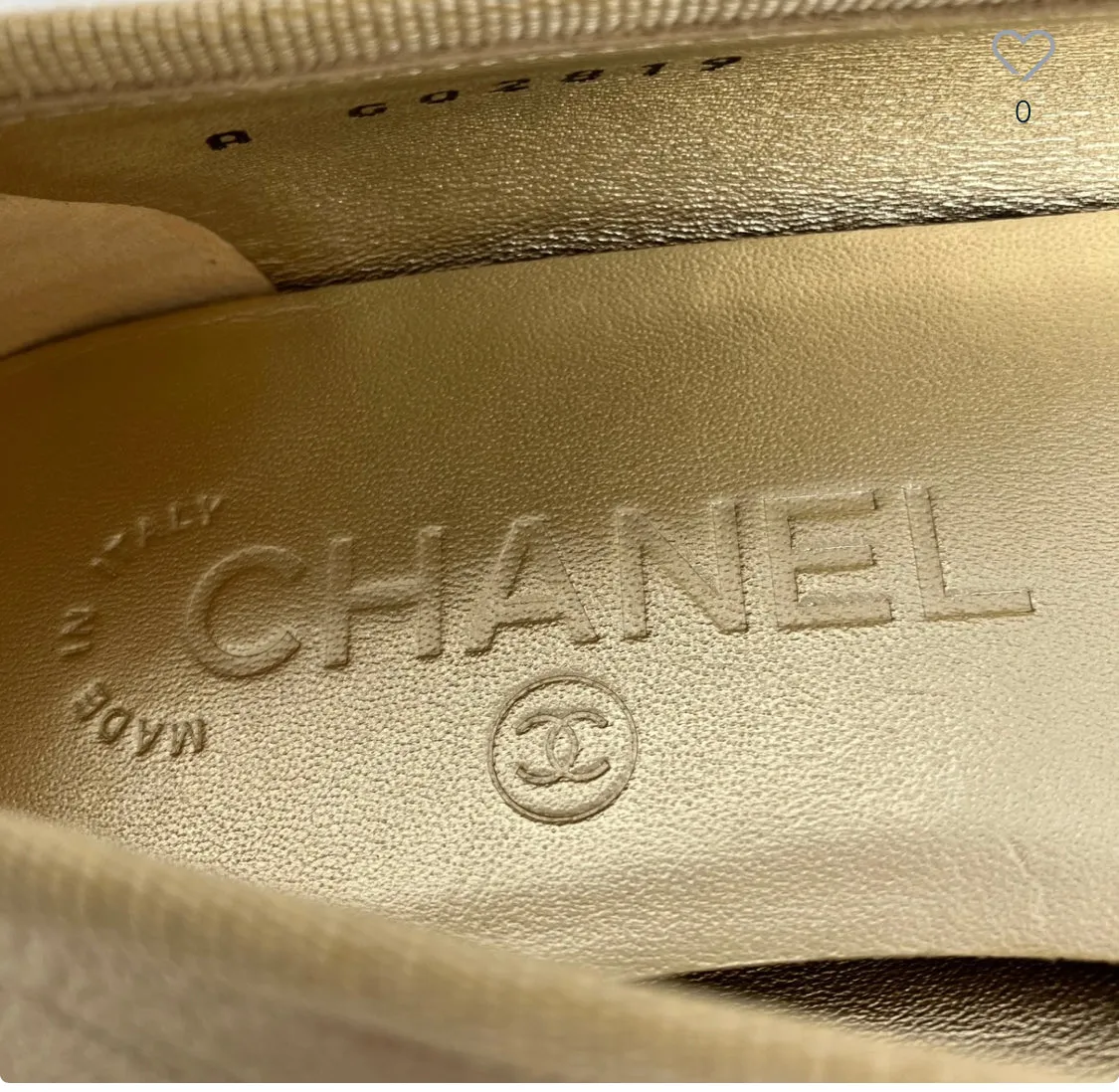 Chanel ballet flats,size 36,5