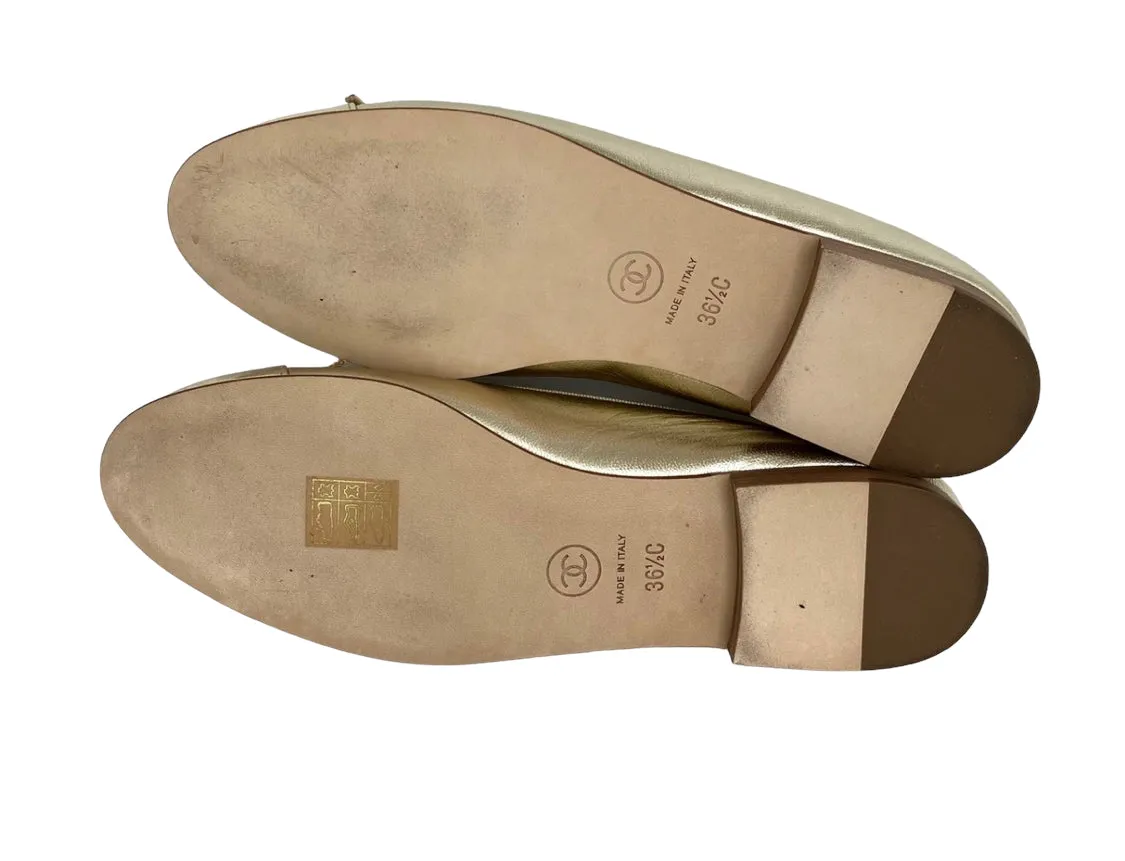Chanel ballet flats,size 36,5