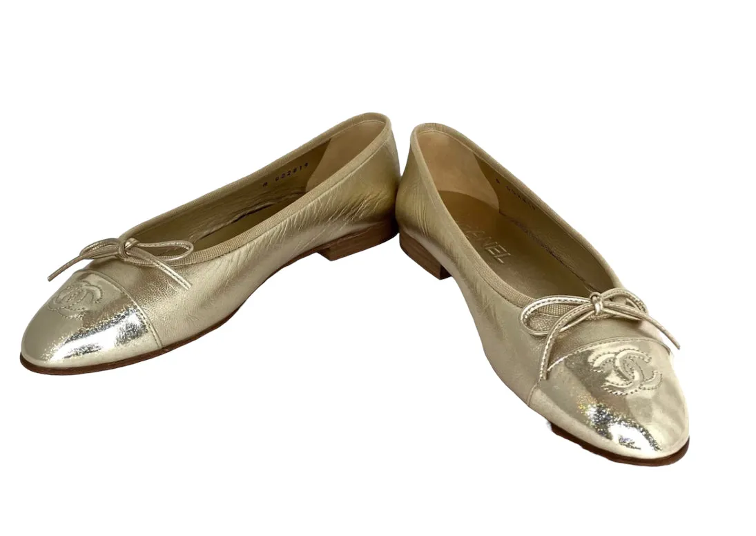 Chanel ballet flats,size 36,5