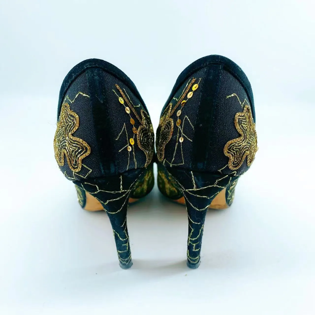 Christian Dior embroidered high heels