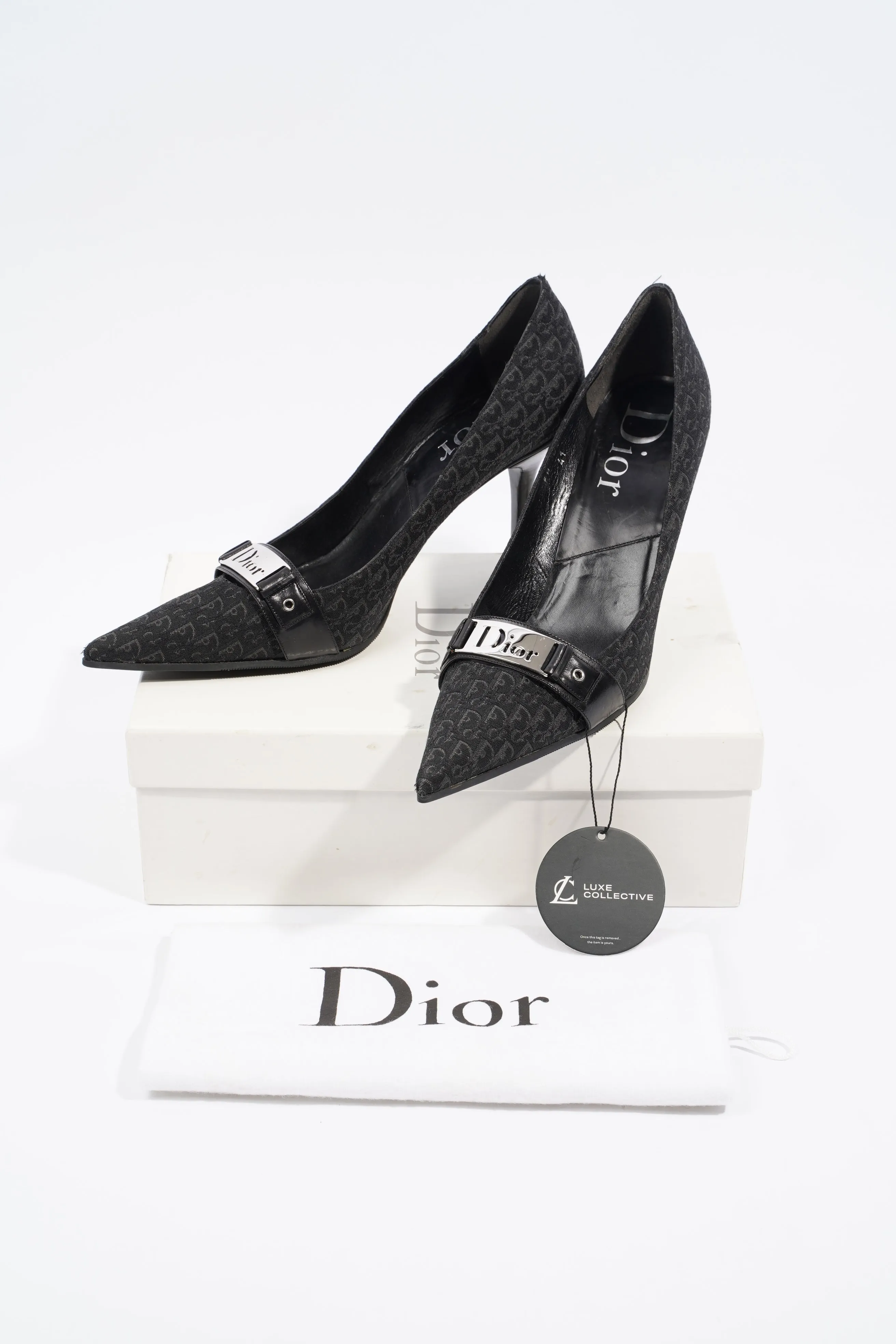 Christian Dior Oblique Heels Black EU 41 / UK 8