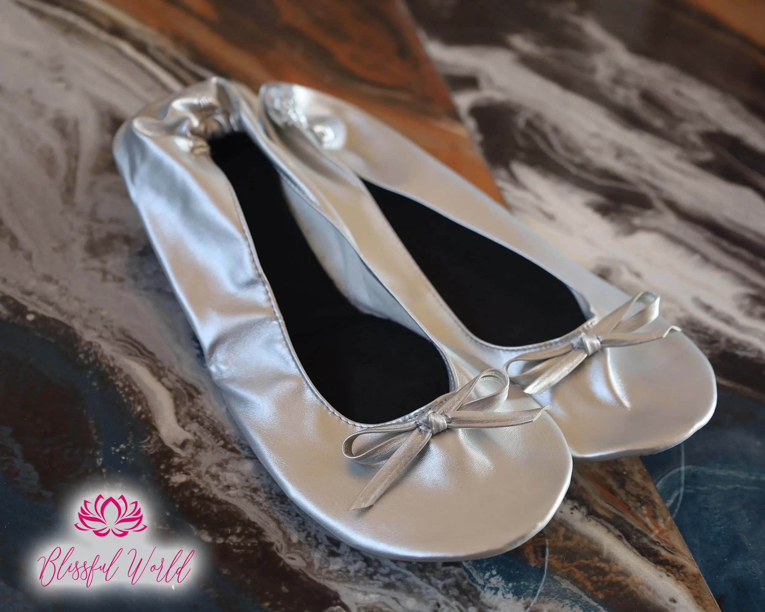 Custom Wedding flats, Your Text Bridal Ballet Shoes, Bridesmaid Flat, wedding ballet flat, Wedding Flats, ballerina slippers, Foldable Flats