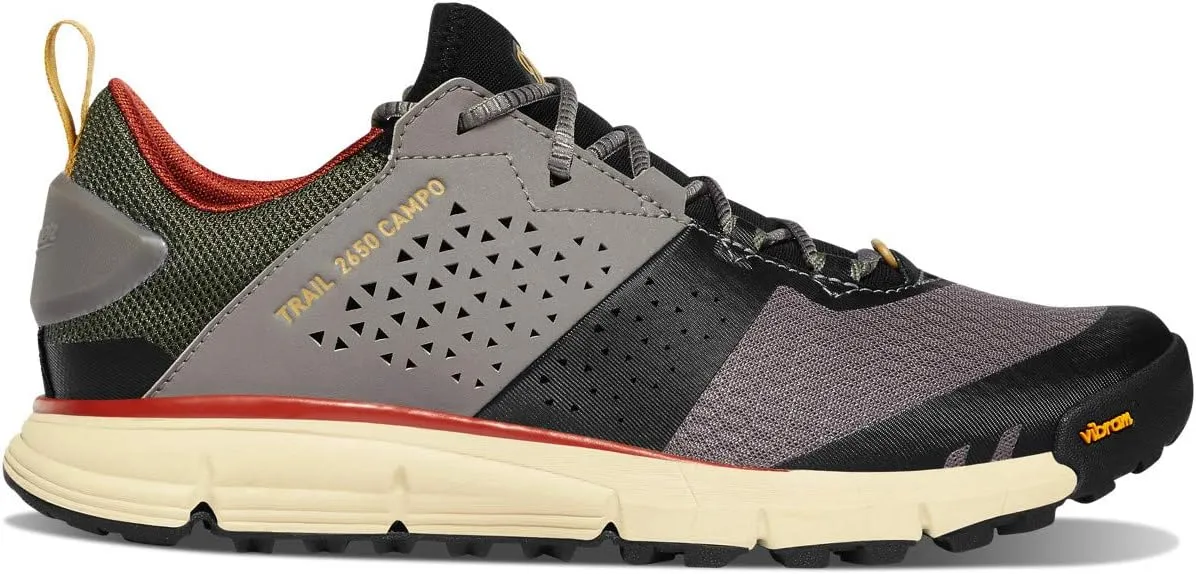 Danner Trail 2650 Campo 3" Hiking Shoes for Men - Leather and Textile Upper with Mesh Lining, Comfort Footbed, PlyoGo Midsole, and Traction Outsole