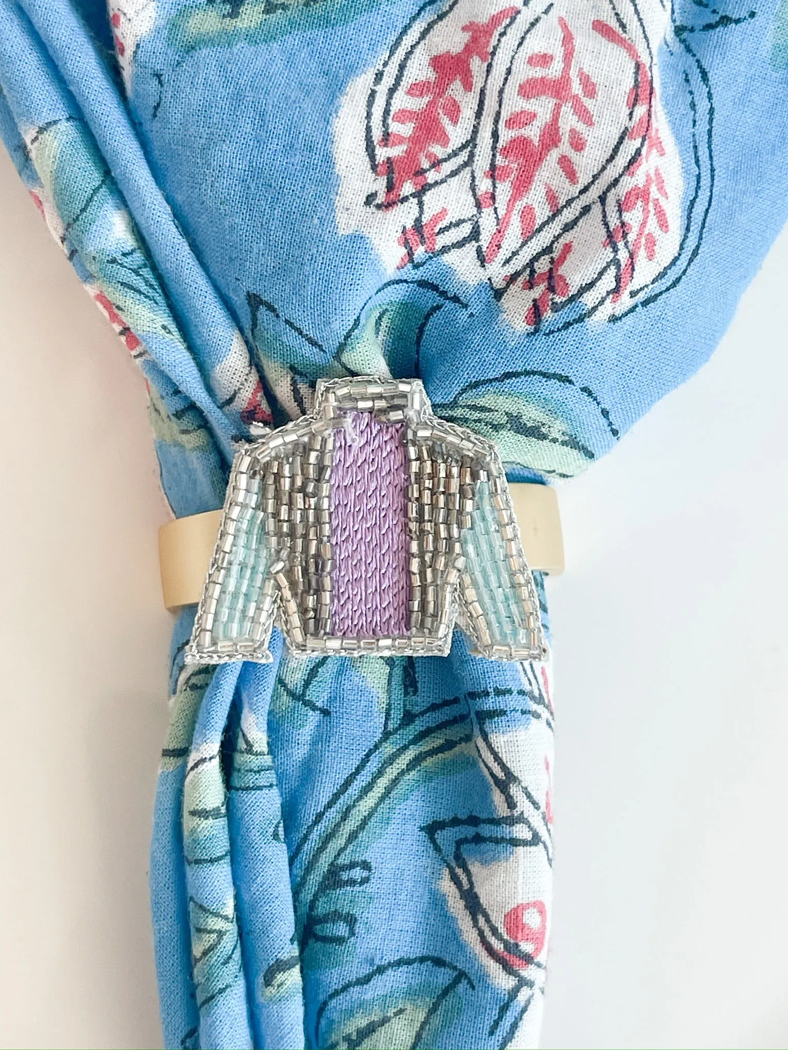 Derby Custom Beaded Napkin Rings