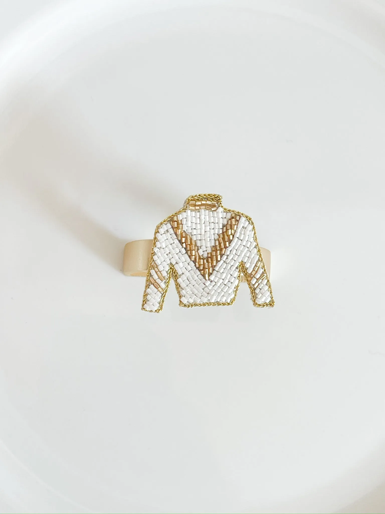 Derby Custom Beaded Napkin Rings