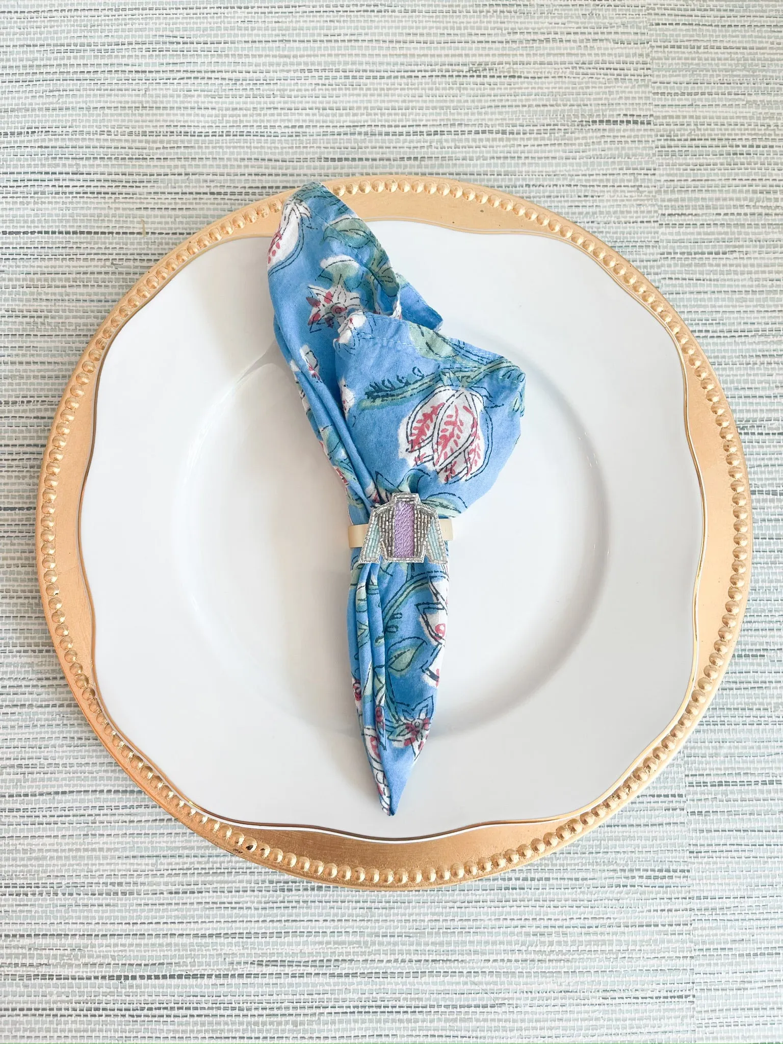 Derby Custom Beaded Napkin Rings