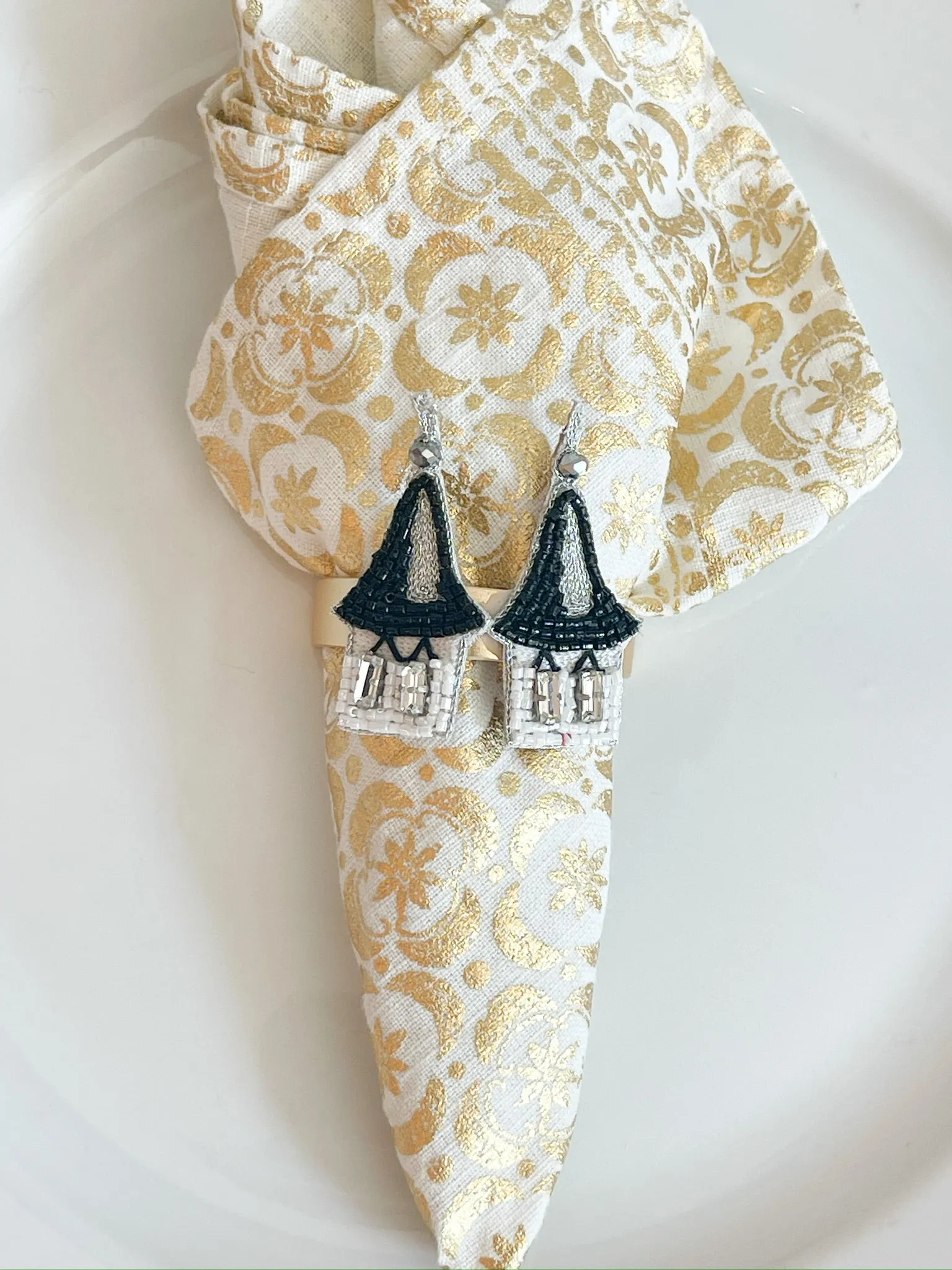 Derby Custom Beaded Napkin Rings