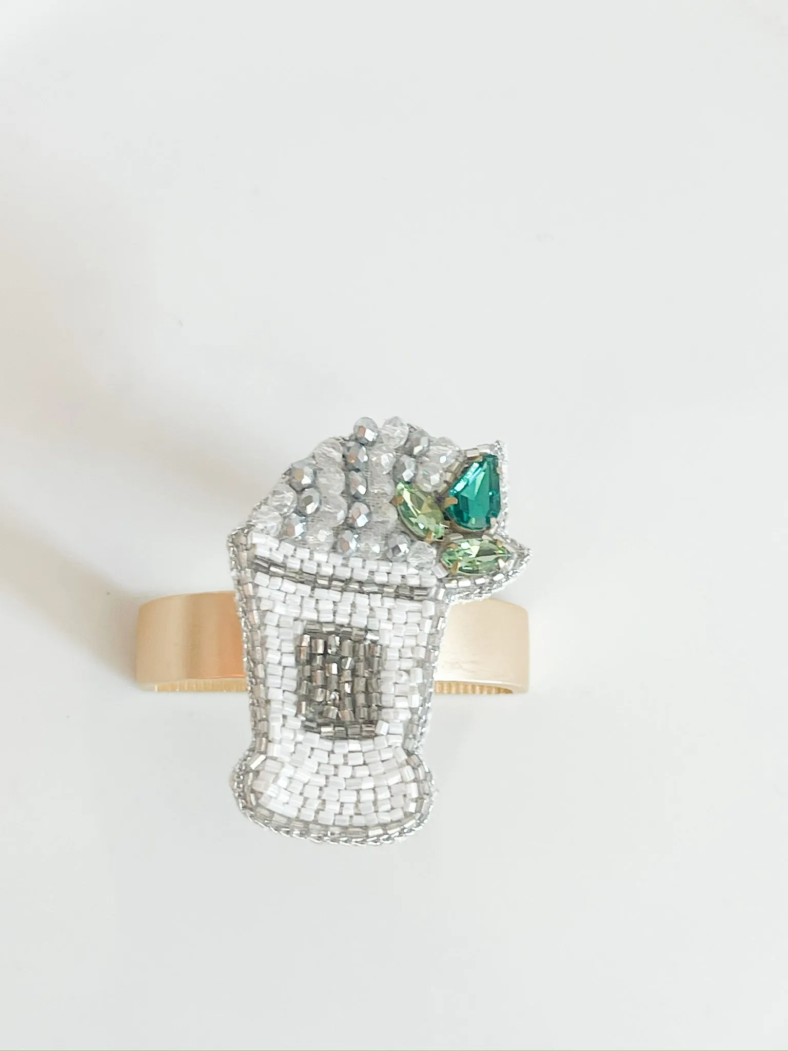 Derby Custom Beaded Napkin Rings