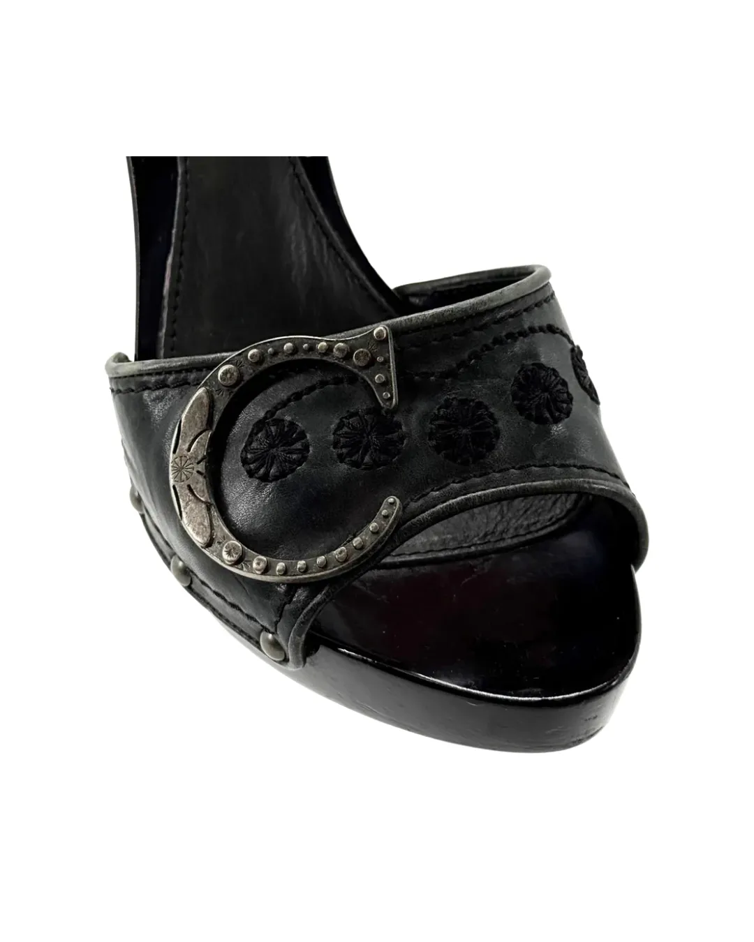 Dior Clogs mit CD Emblem aus Metall und Stickerei (37,5)
