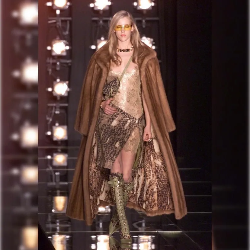 Dior Leopard Ostrich Boots