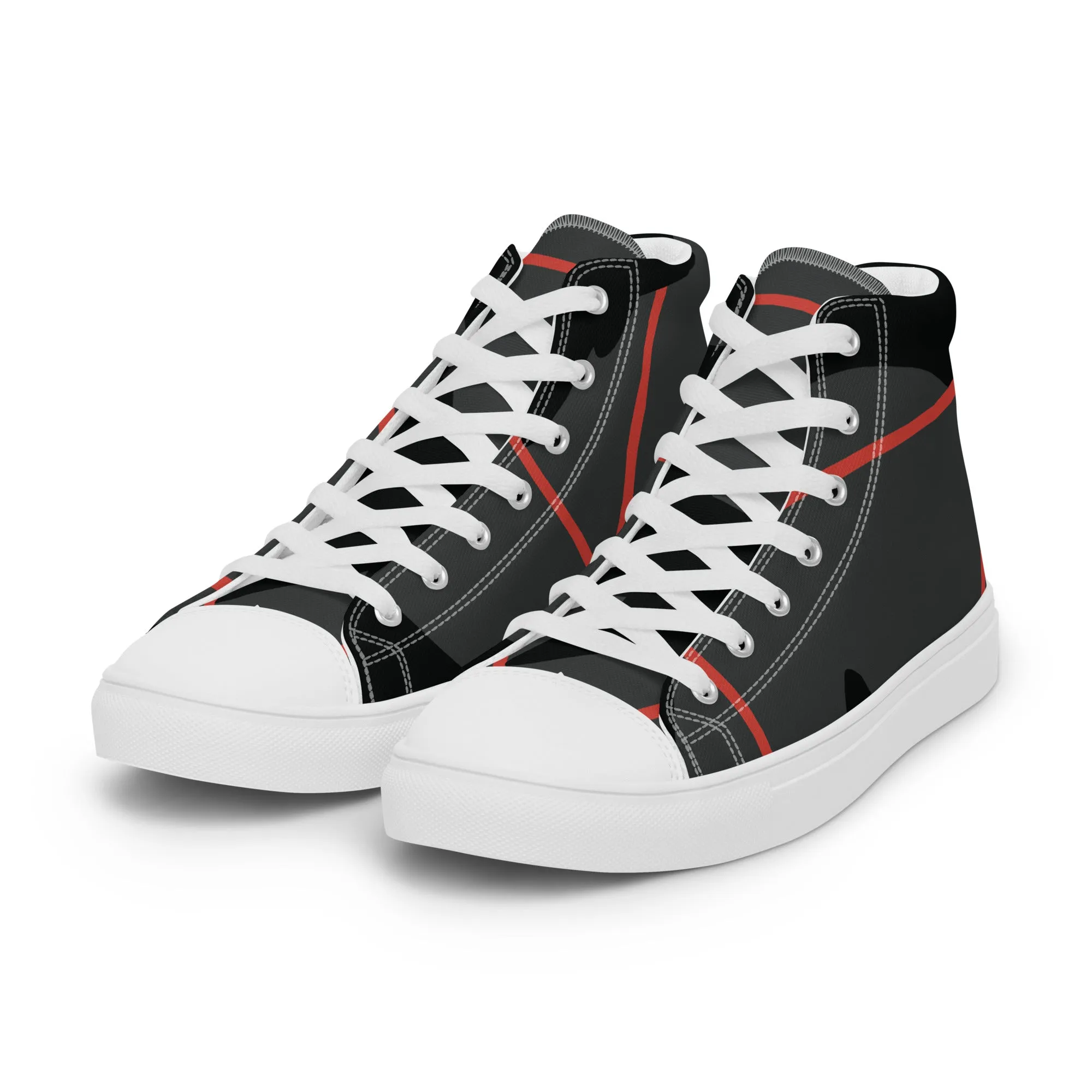 DREAM CHASER Men’s High Top Canvas Shoes