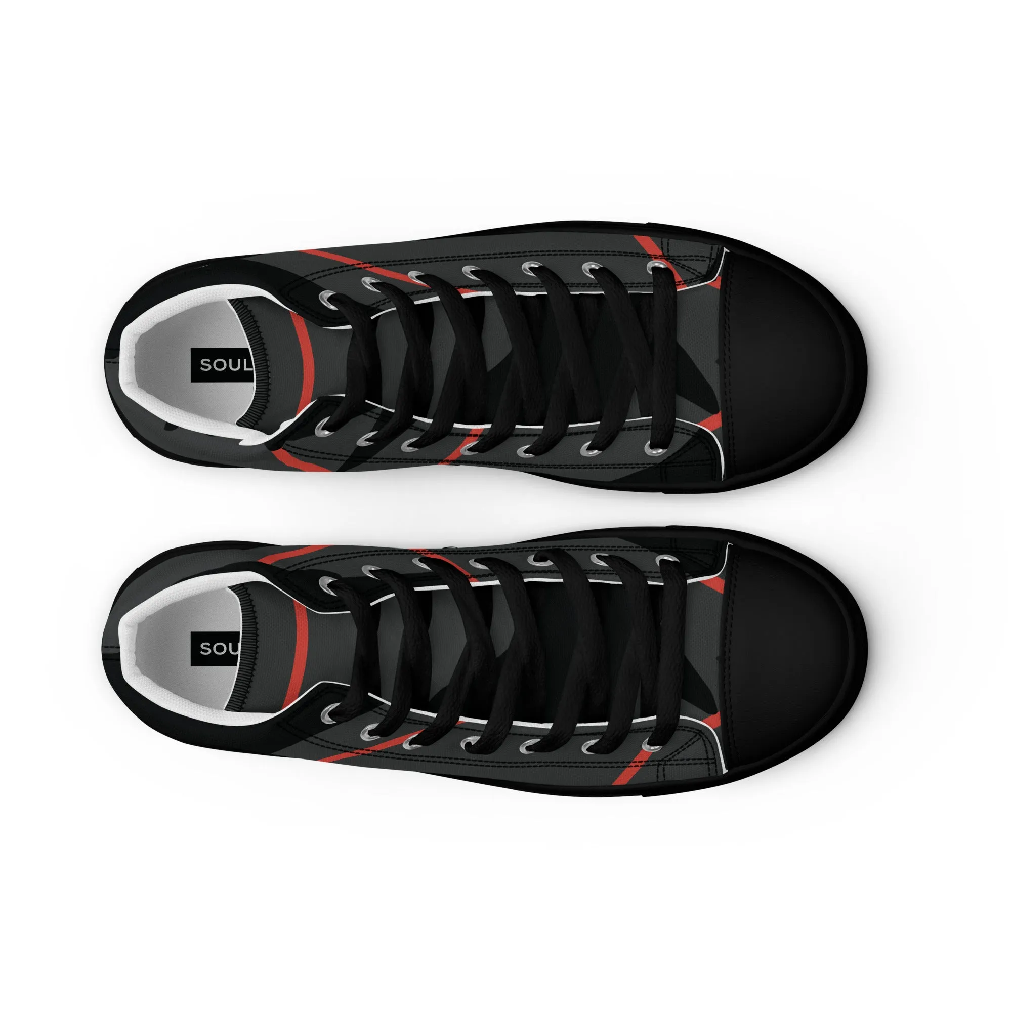 DREAM CHASER Men’s High Top Canvas Shoes