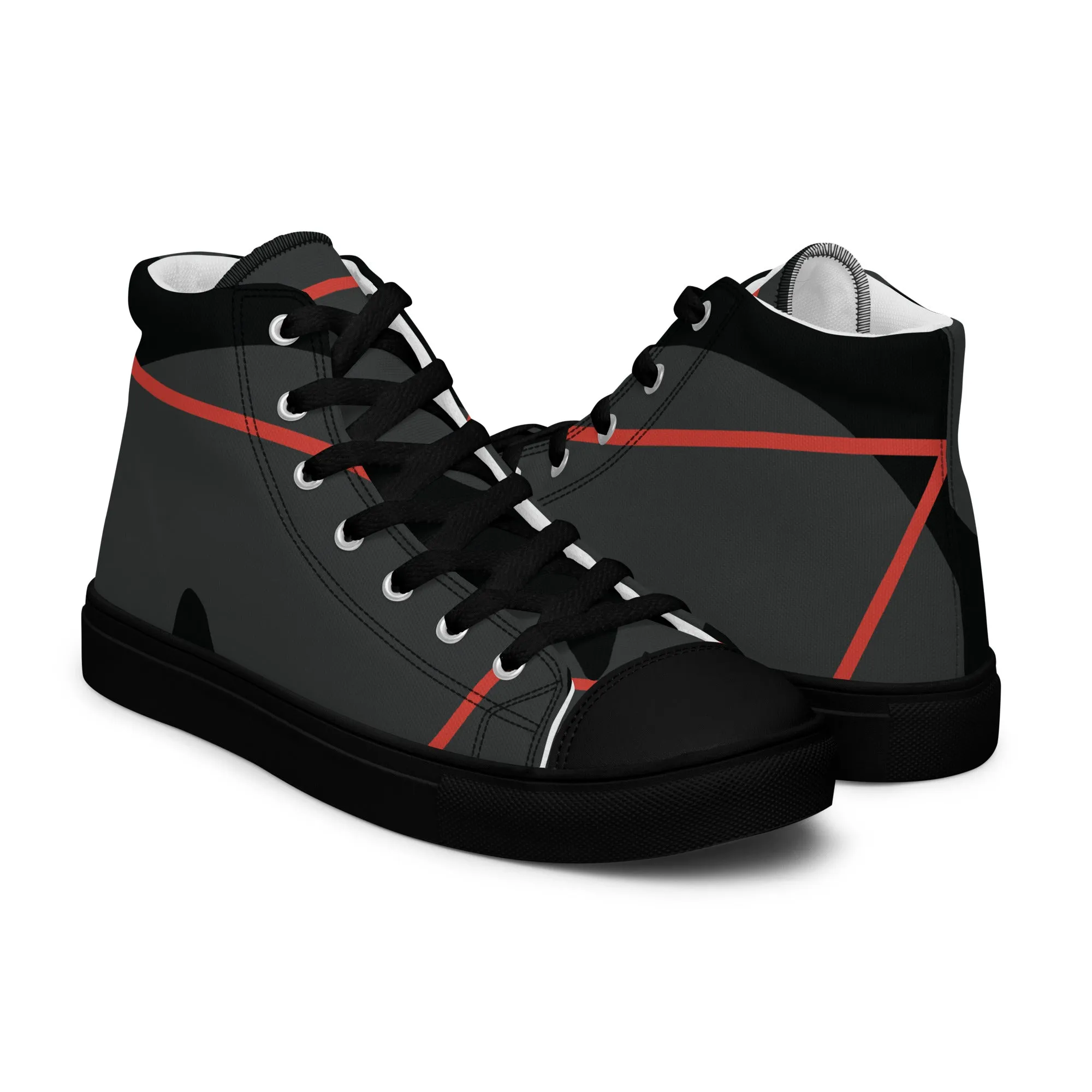 DREAM CHASER Men’s High Top Canvas Shoes