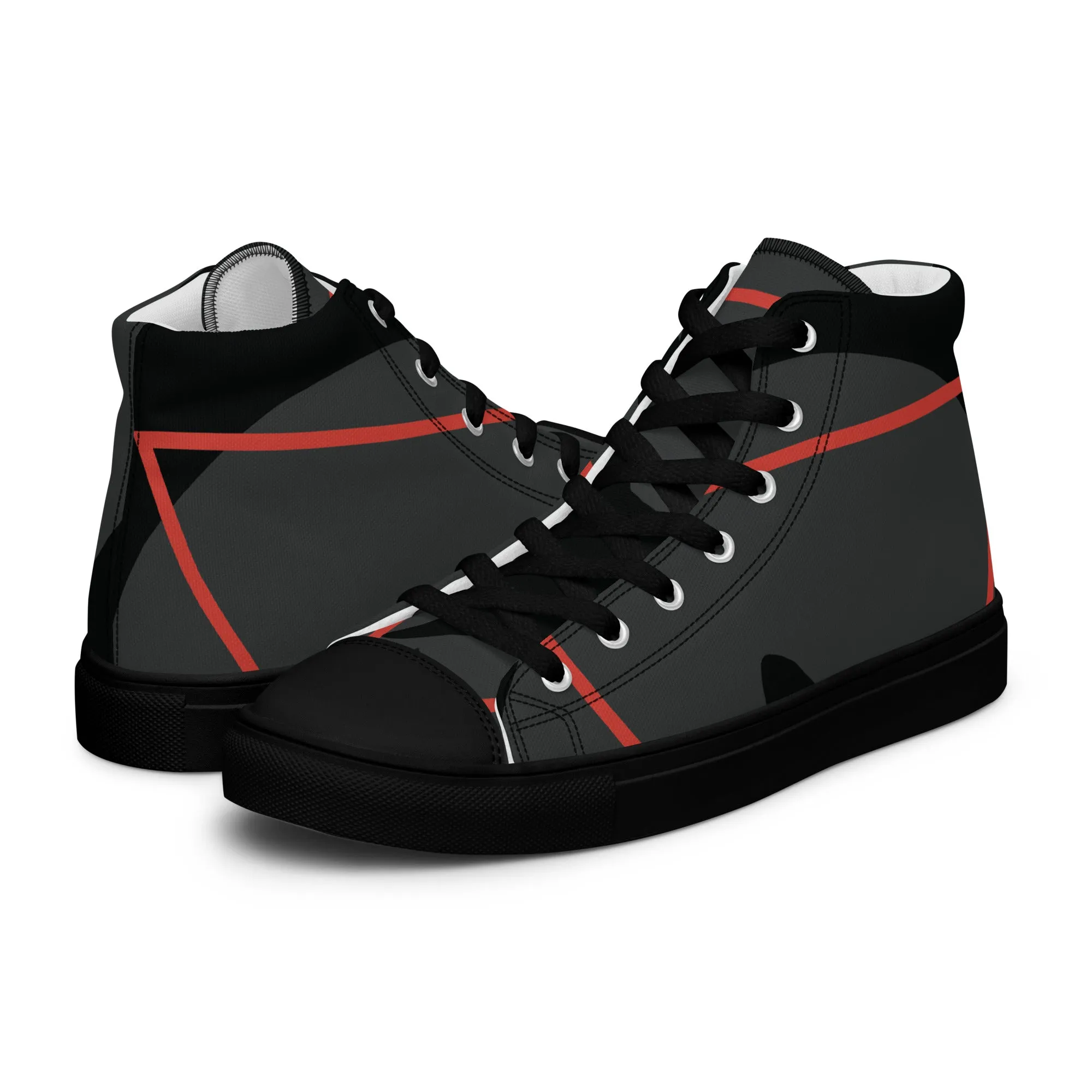 DREAM CHASER Men’s High Top Canvas Shoes