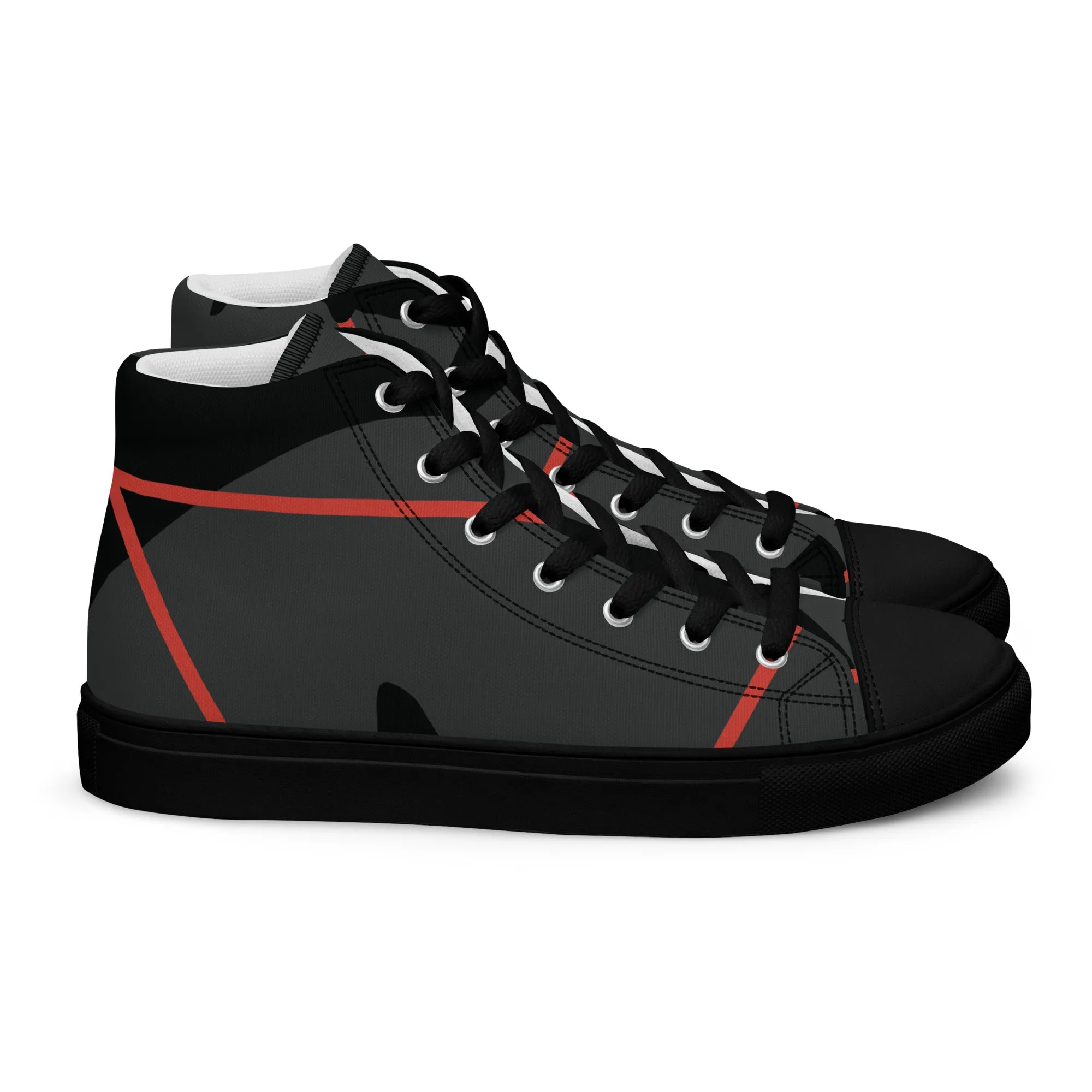 DREAM CHASER Men’s High Top Canvas Shoes