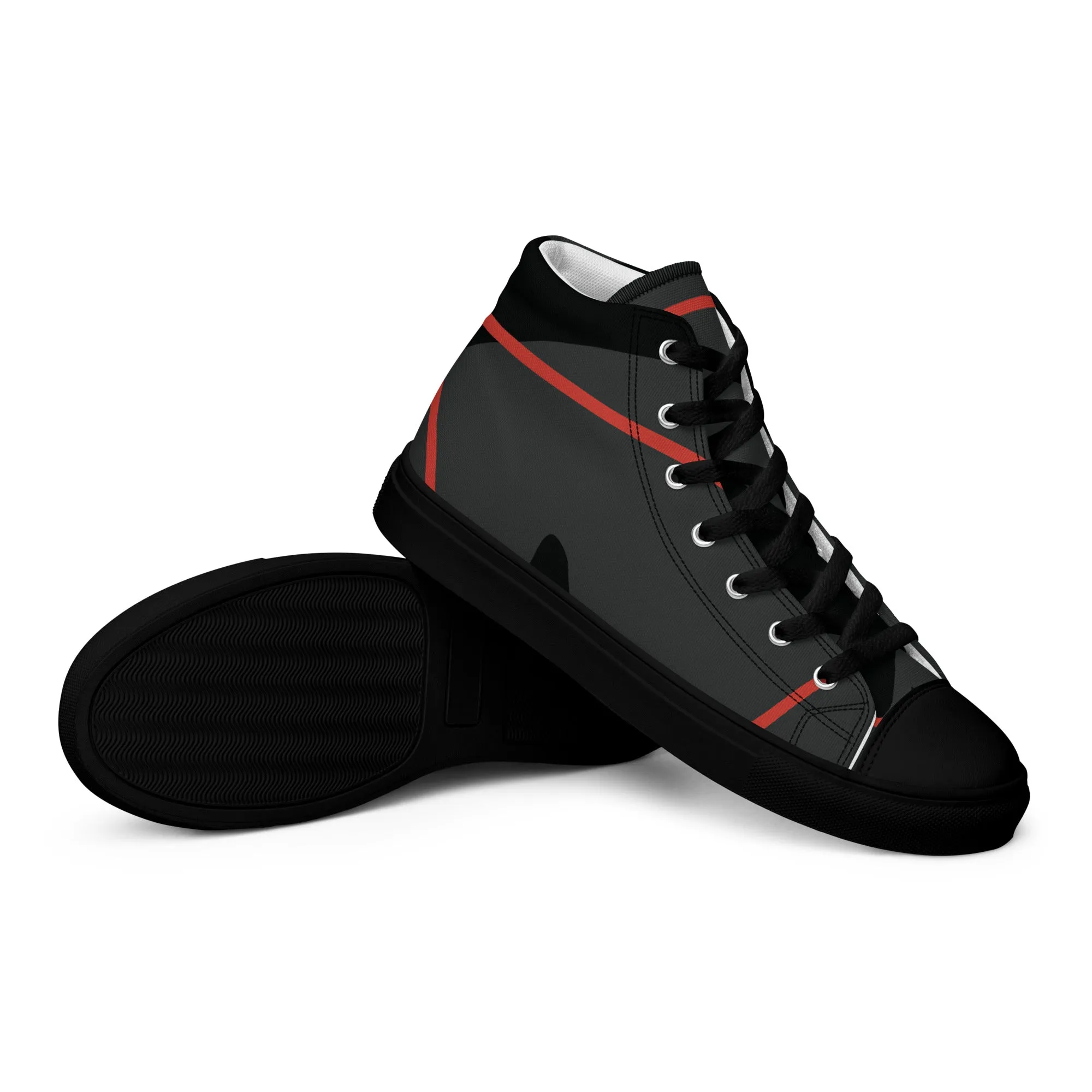 DREAM CHASER Men’s High Top Canvas Shoes