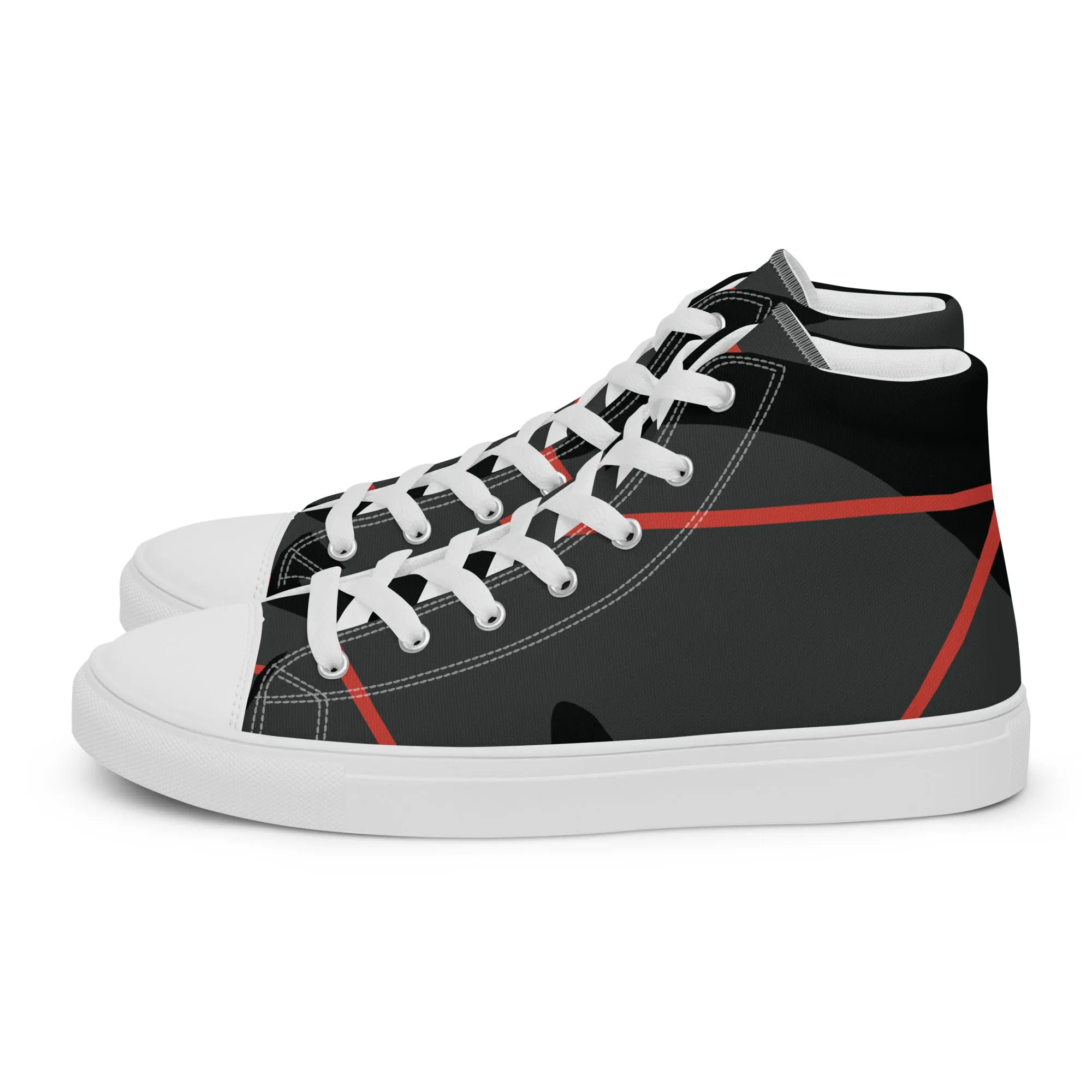 DREAM CHASER Men’s High Top Canvas Shoes