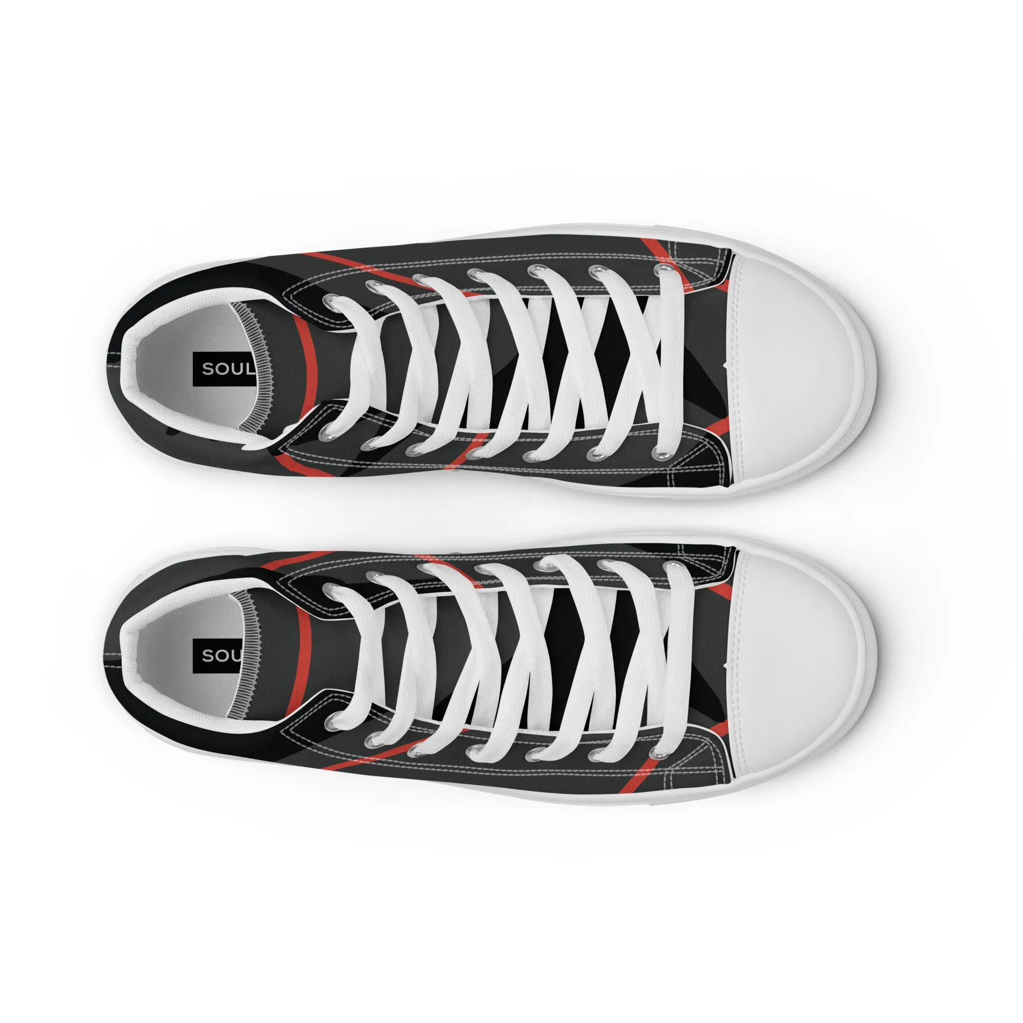 DREAM CHASER Men’s High Top Canvas Shoes