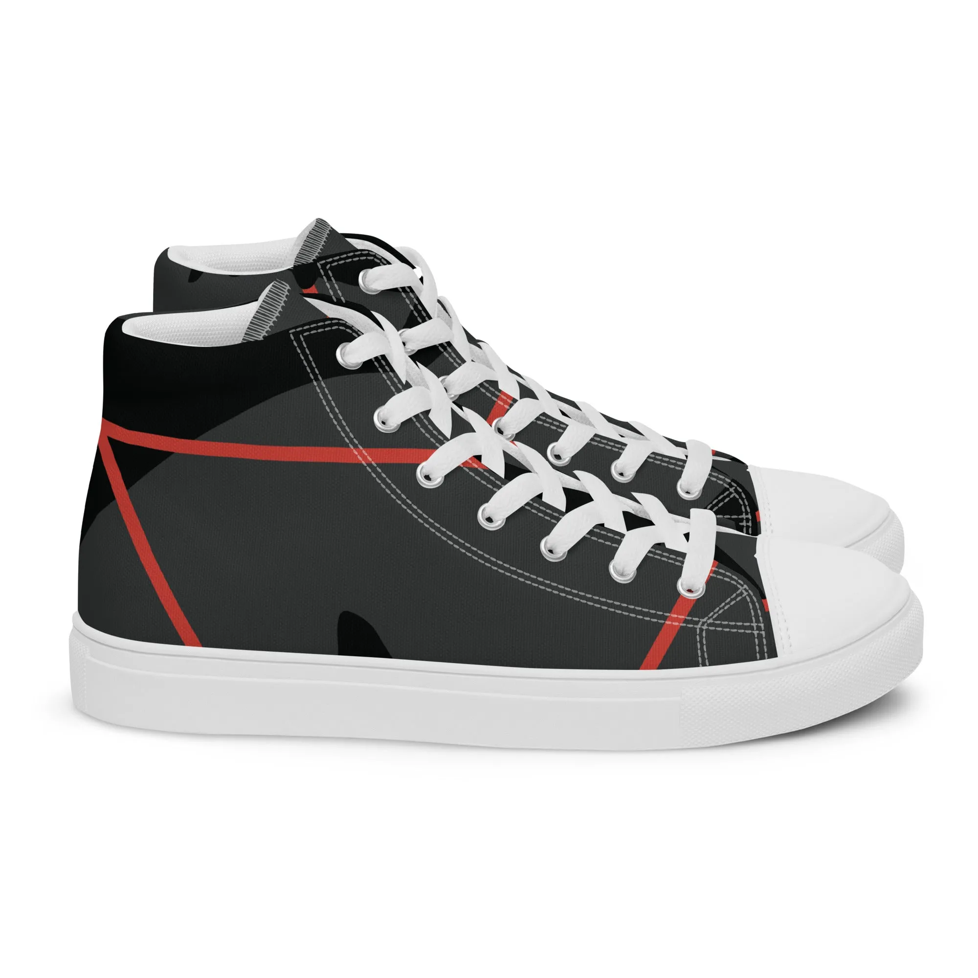 DREAM CHASER Men’s High Top Canvas Shoes