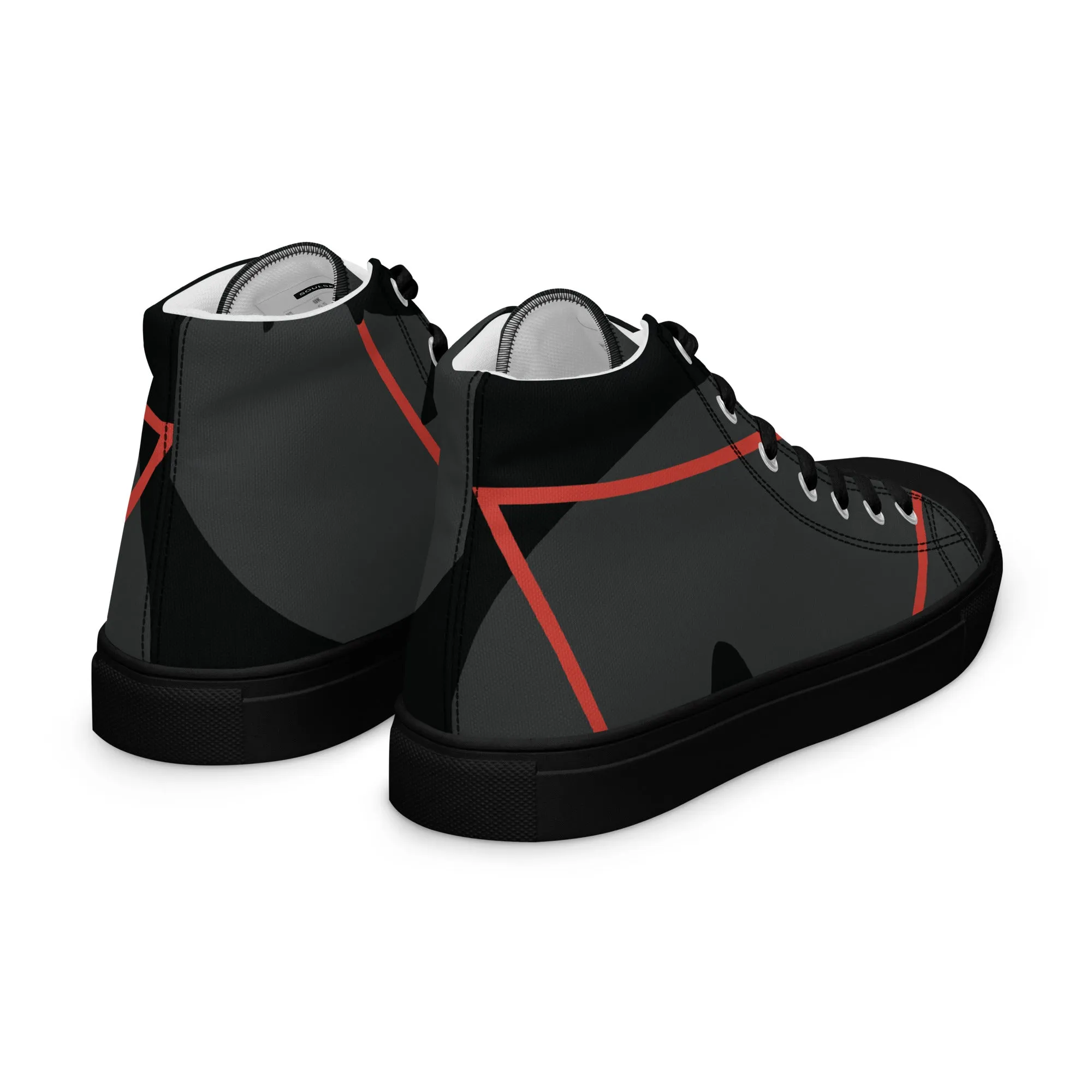 DREAM CHASER Men’s High Top Canvas Shoes