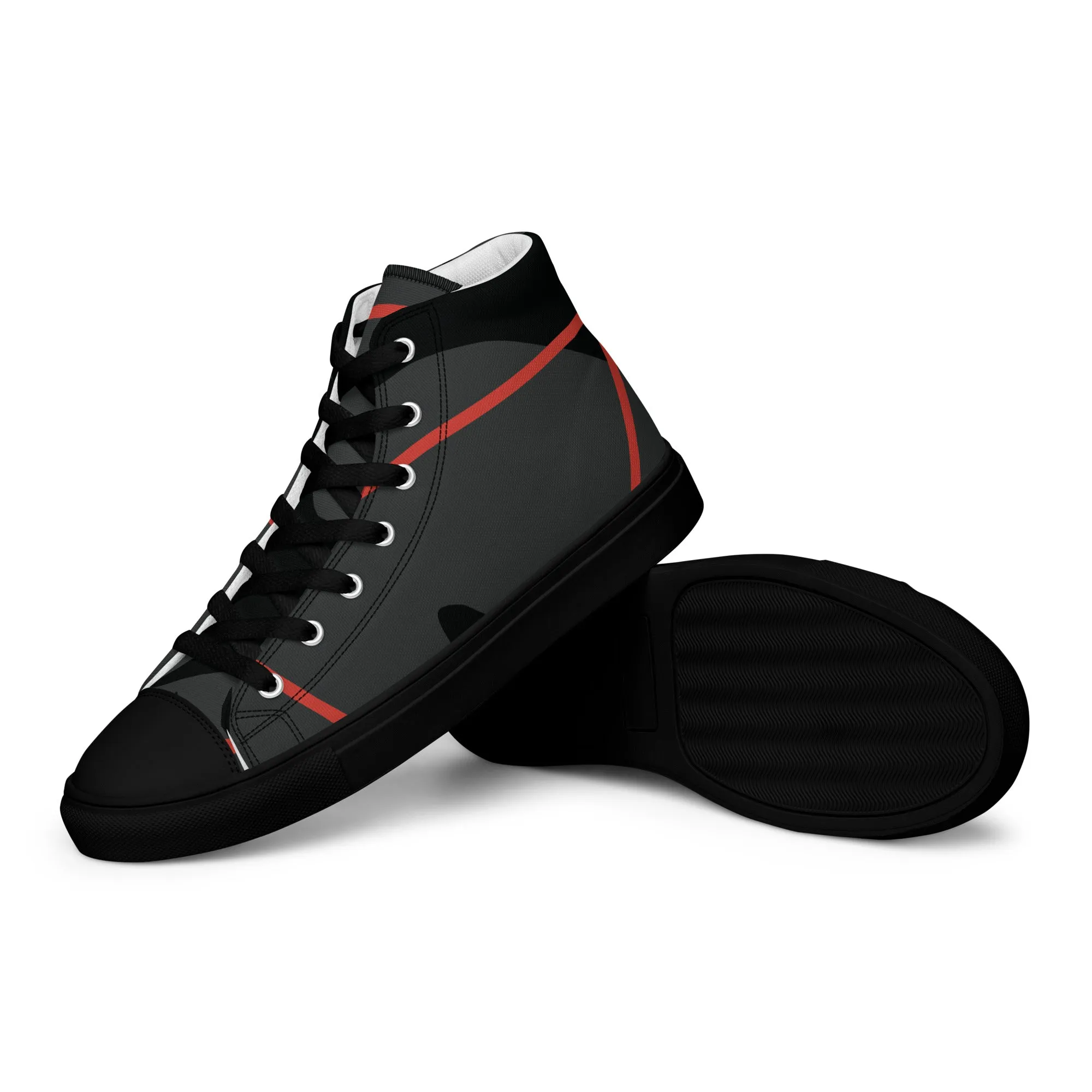 DREAM CHASER Men’s High Top Canvas Shoes